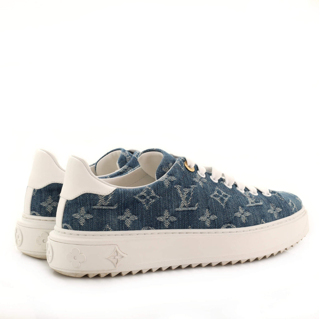 Women's Time Out Sneakers Monogram Denim