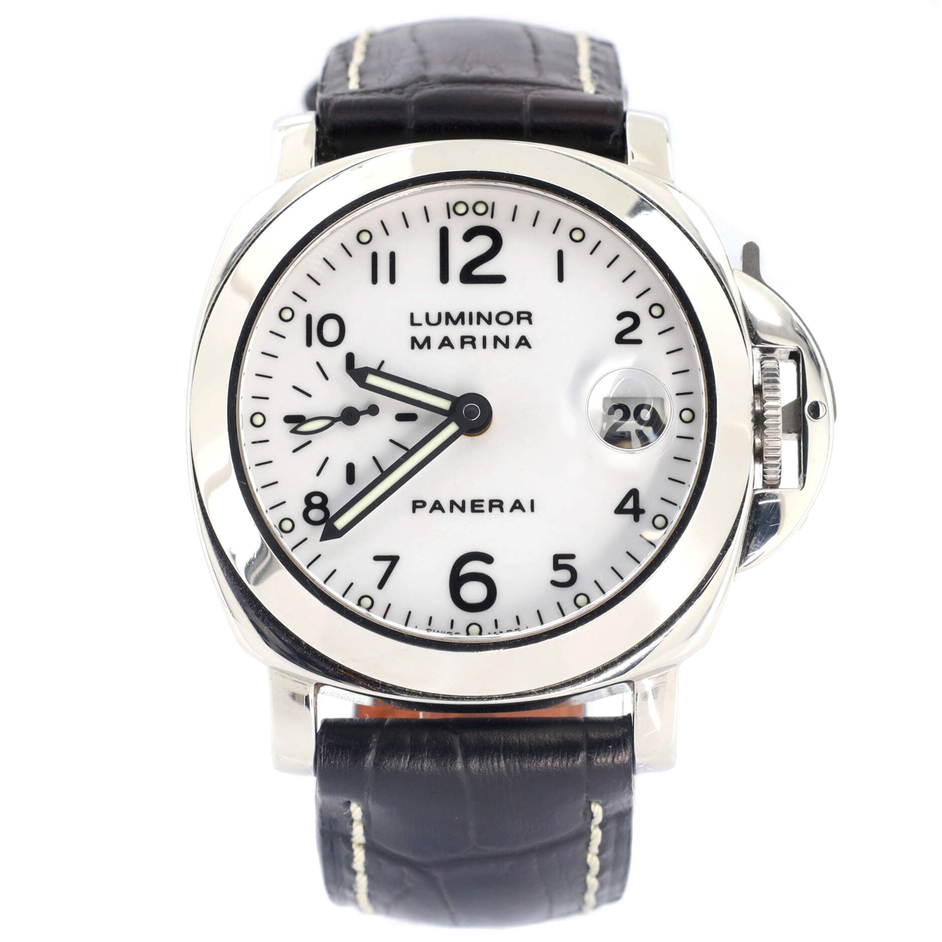 Luminor Marina Automatic Watch Stainless Steel and Alligator 40