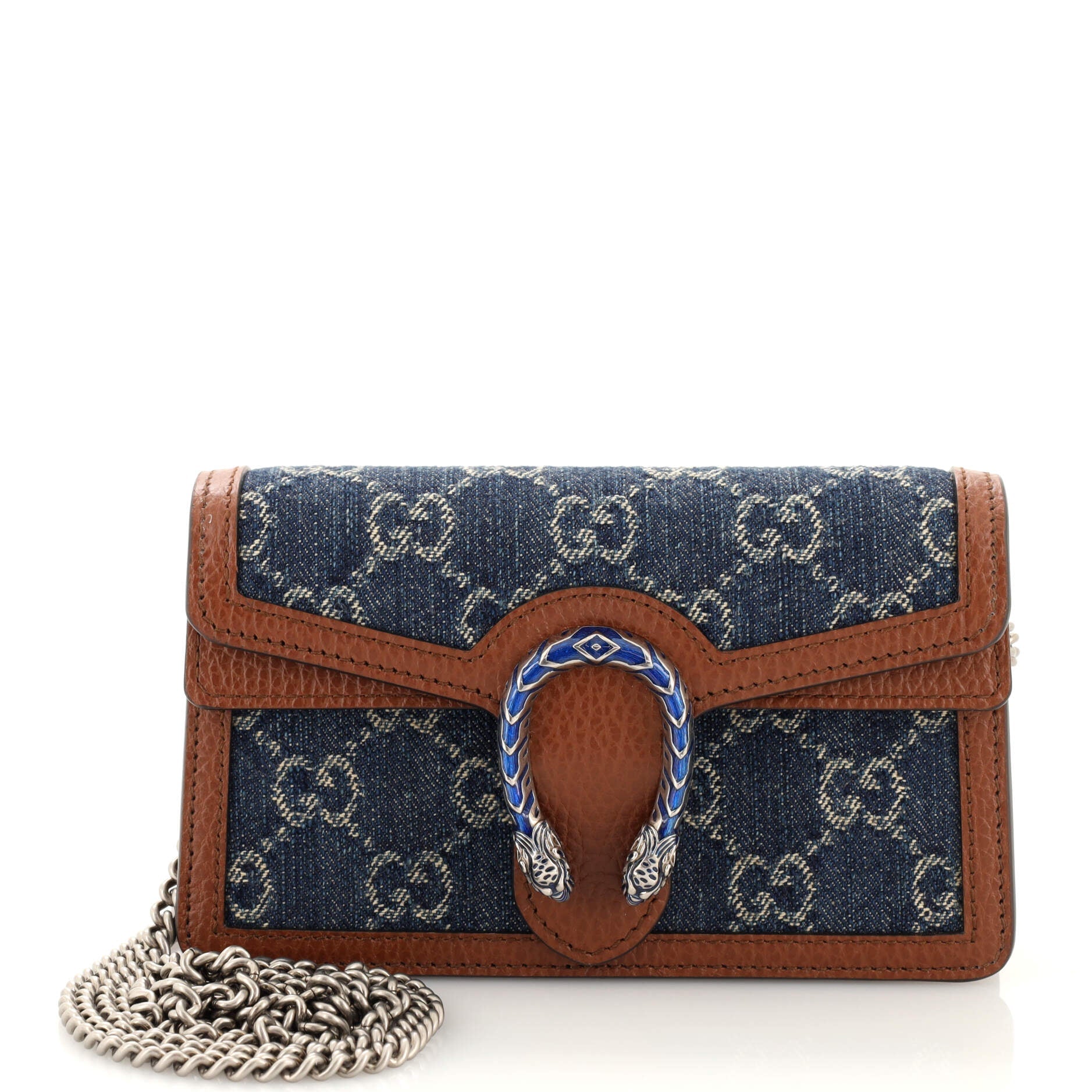 Dionysus Bag GG Denim Super Mini