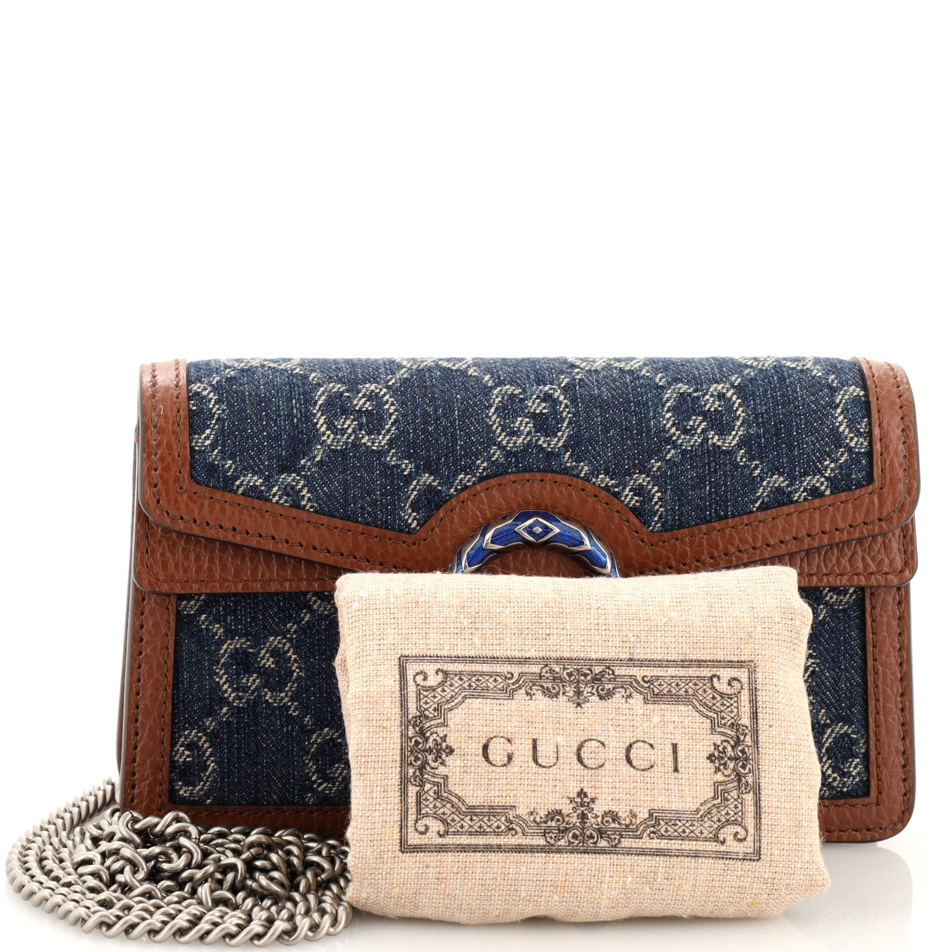 Dionysus Bag GG Denim Super Mini