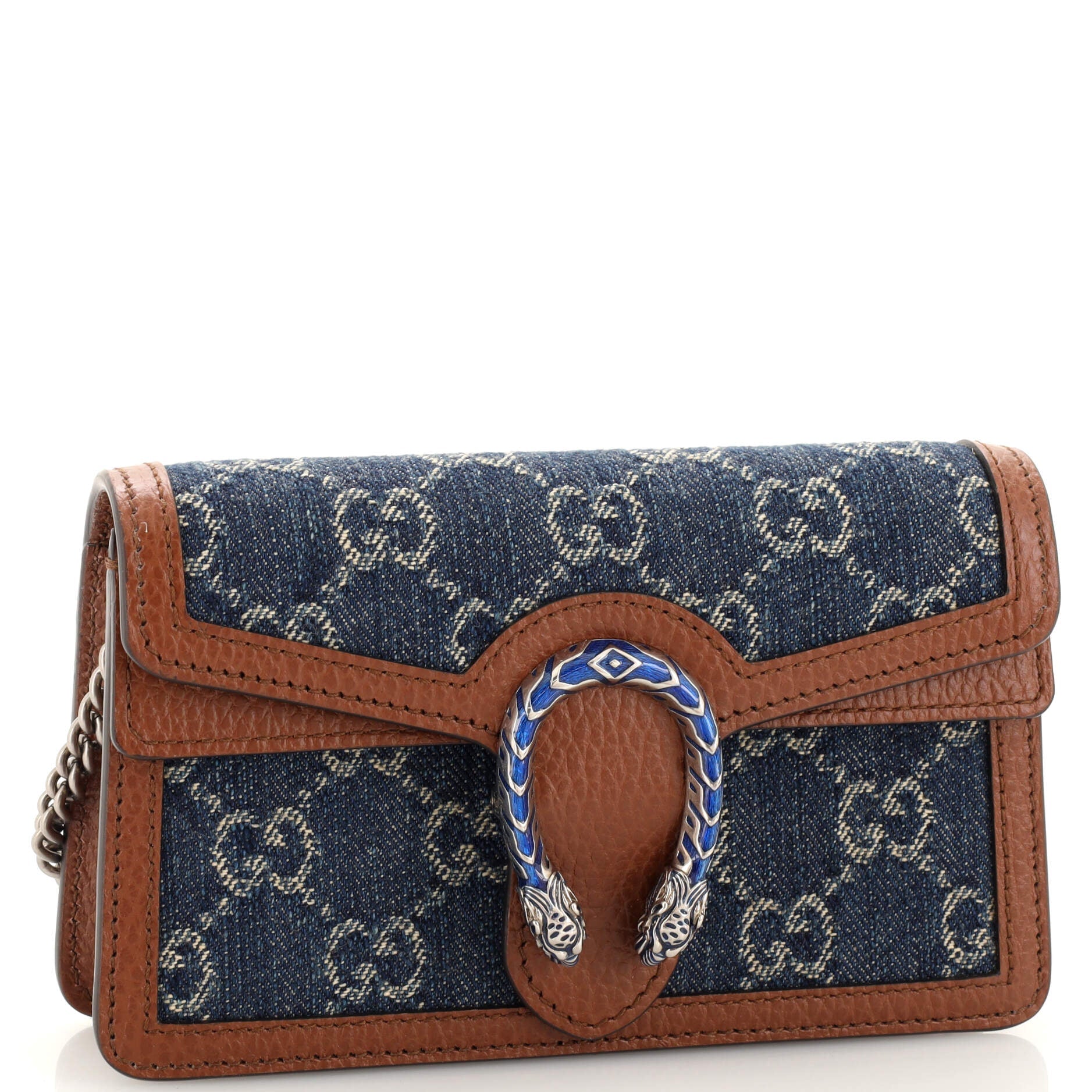 Dionysus Bag GG Denim Super Mini