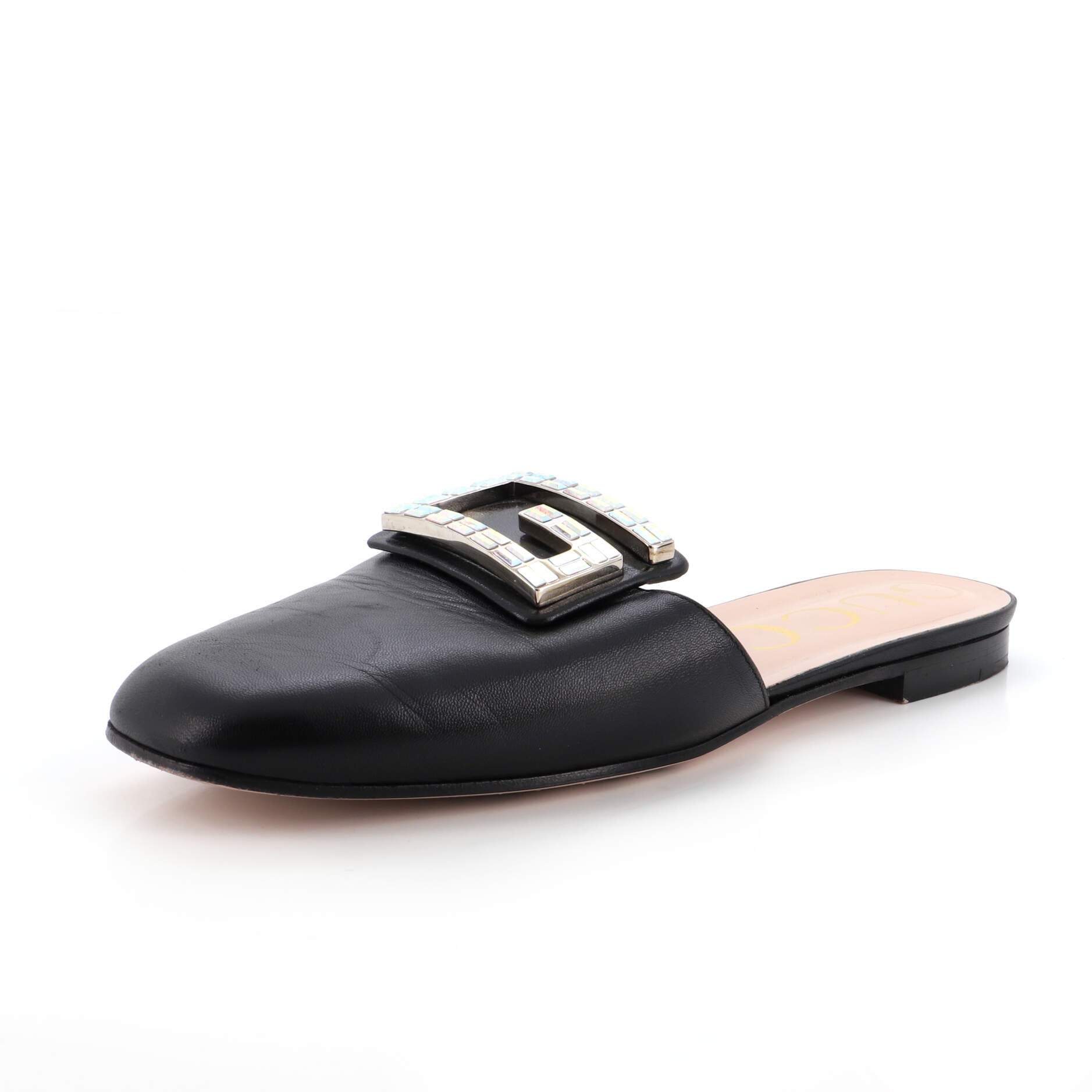 Women's Madelyn Mules Leather with Crystals