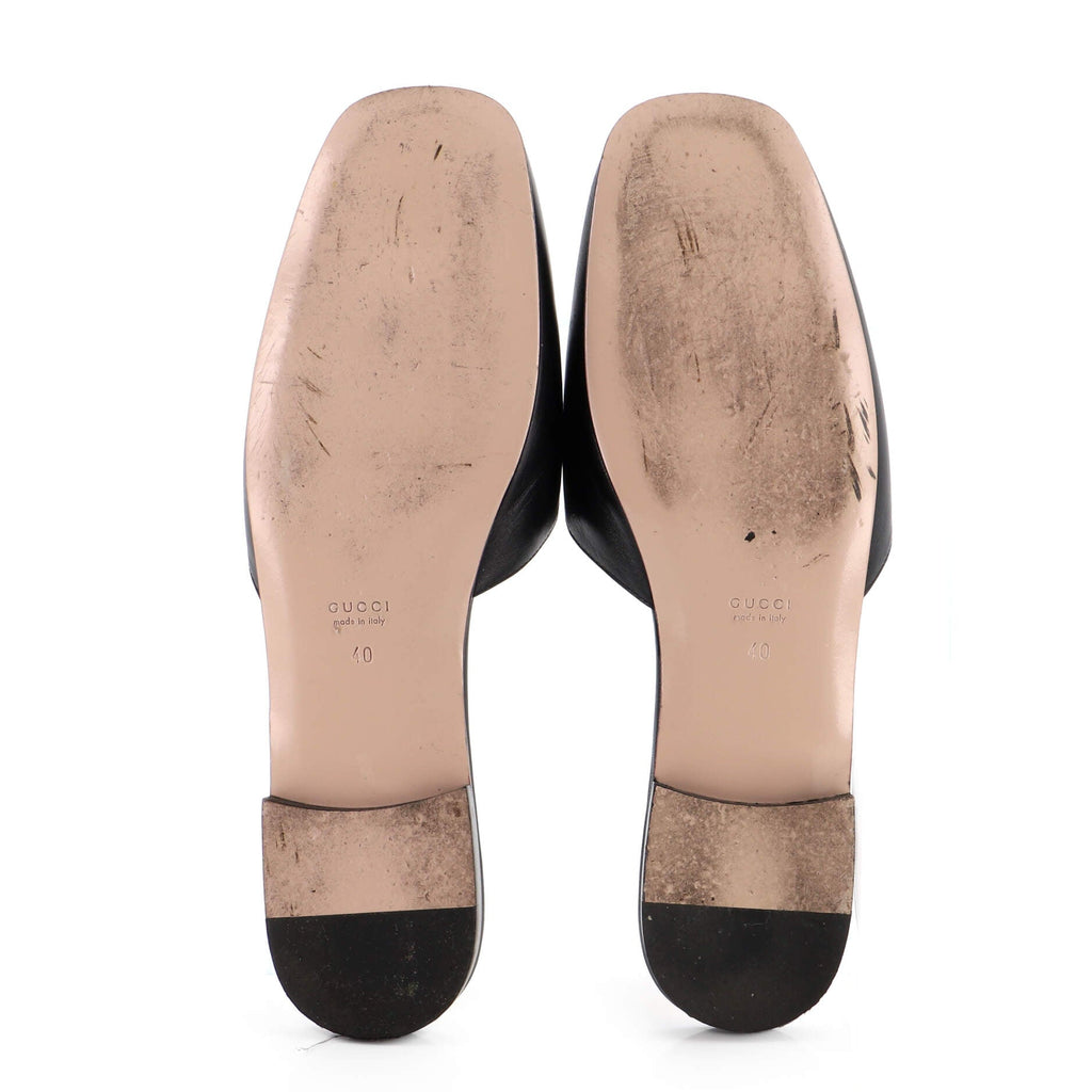 Women's Madelyn Mules Leather with Crystals