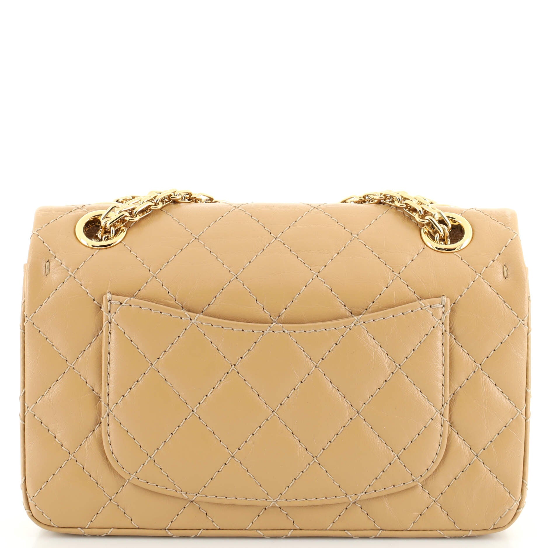 Reissue 2.55 Flap Bag Quilted Aged Calfskin Mini