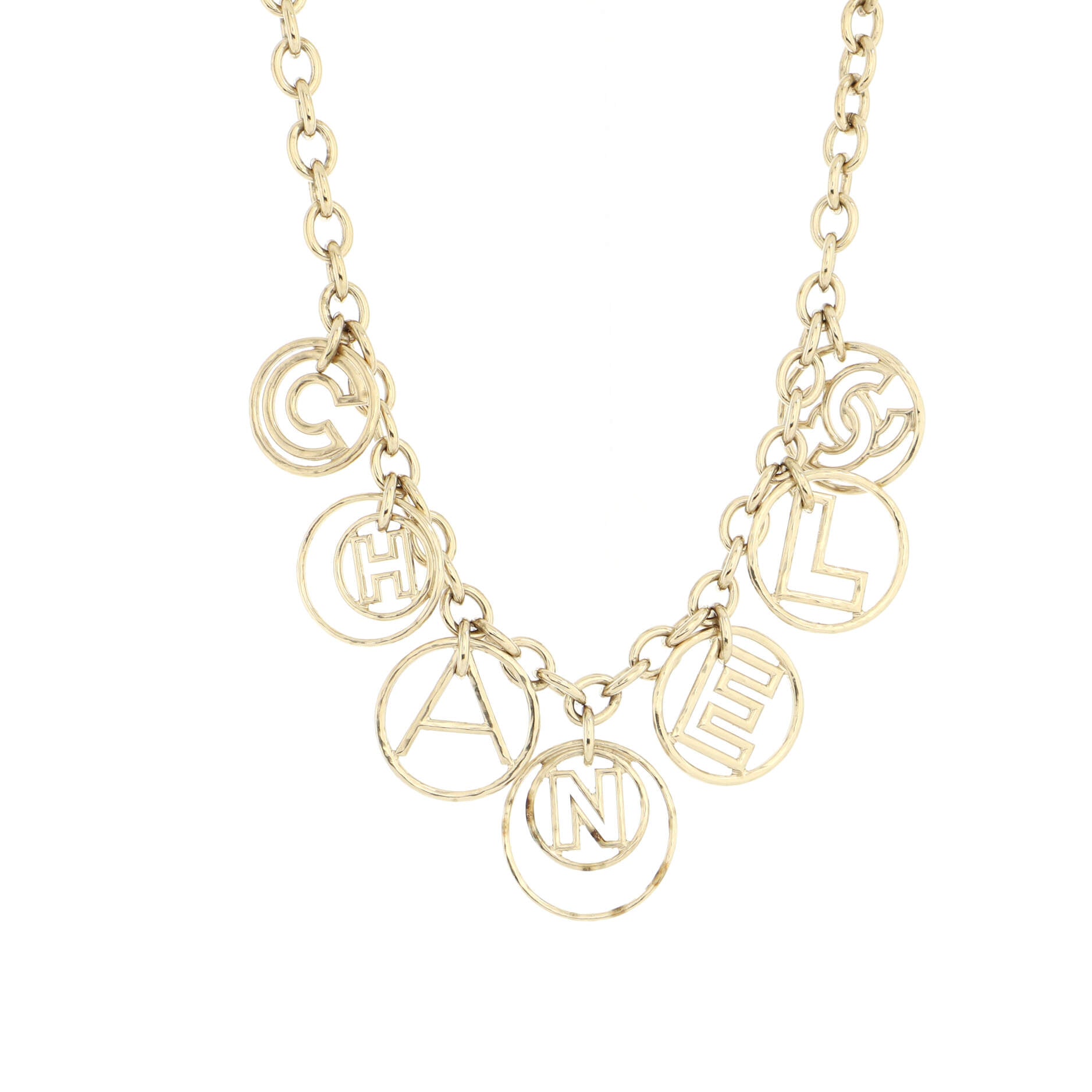Hoop Cuba Logo Necklace Metal