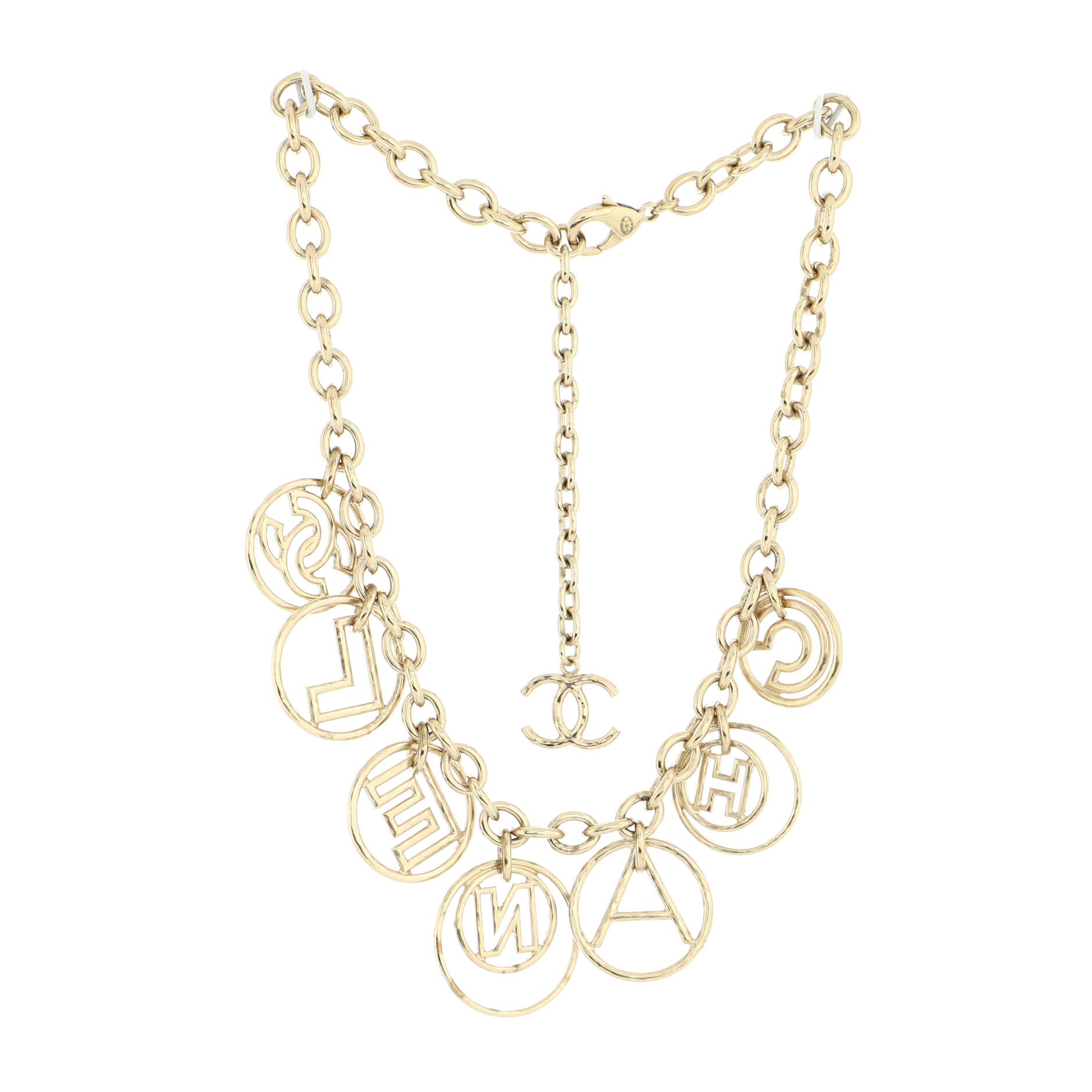 Hoop Cuba Logo Necklace Metal
