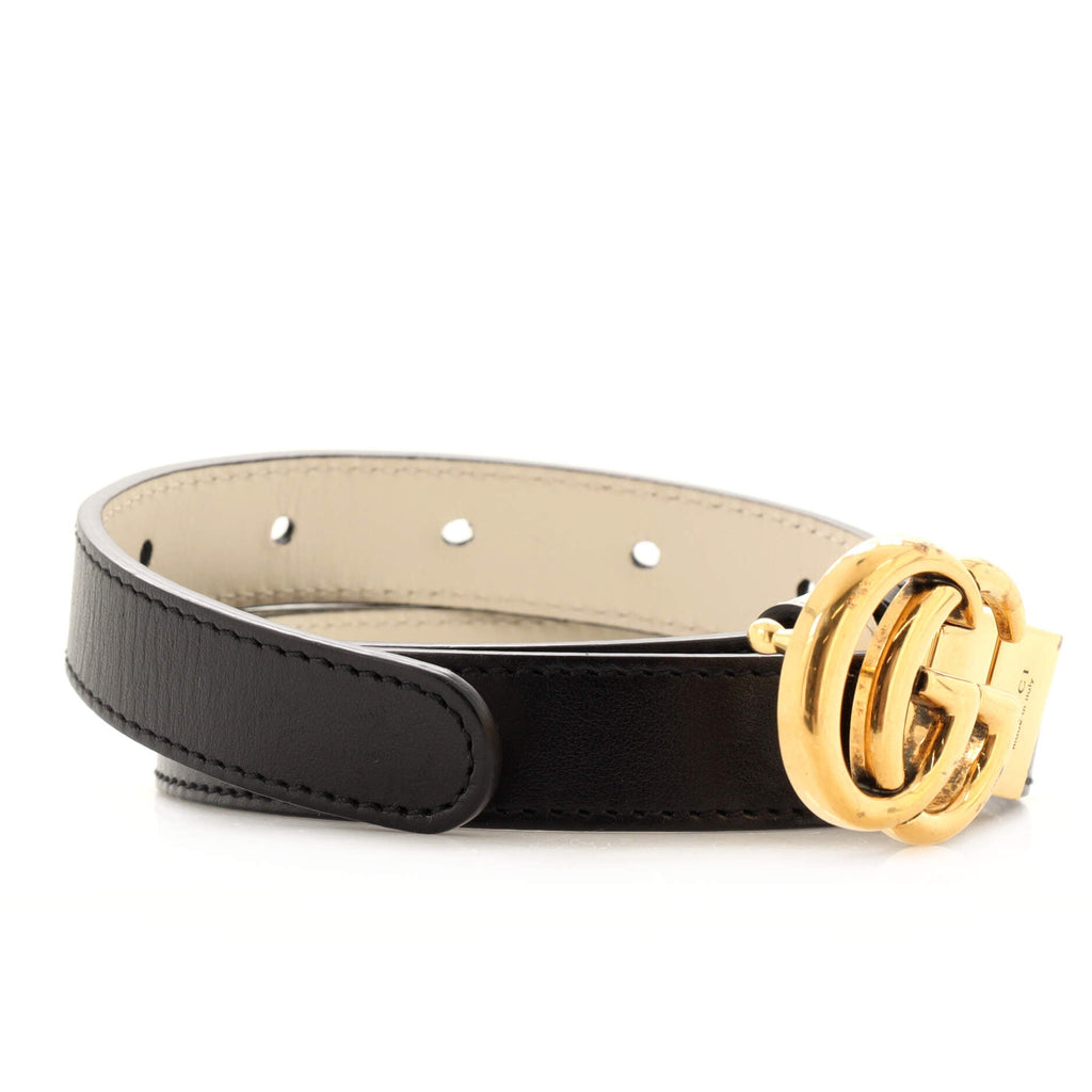 GG Marmont Reversible Belt Leather Thin 75