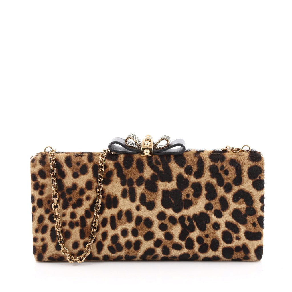 Sweet Charity Box Clutch Pony Hair
