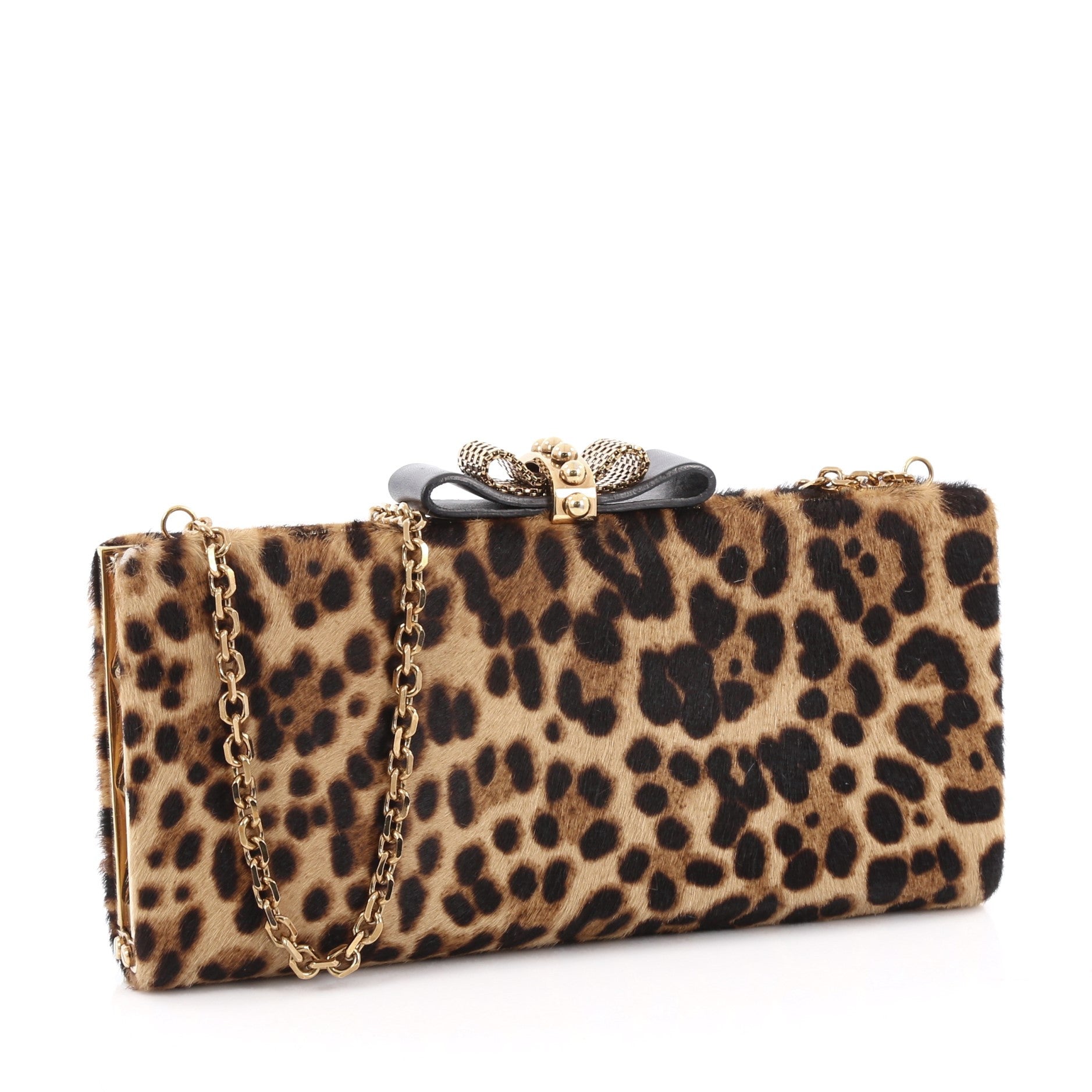 Sweet Charity Box Clutch Pony Hair