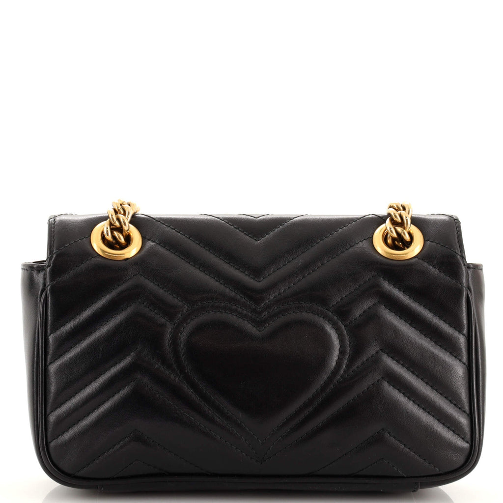 GG Marmont Flap Bag Matelasse Leather Mini
