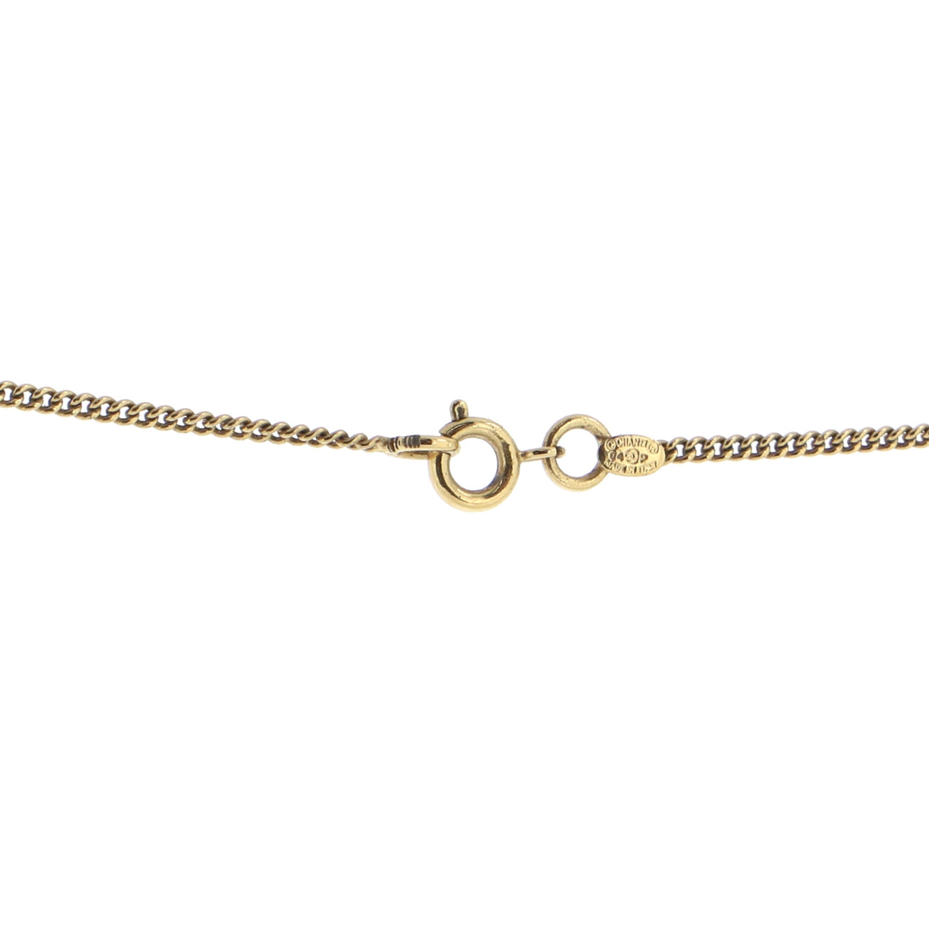 CC Heart Pendant Necklace Metal