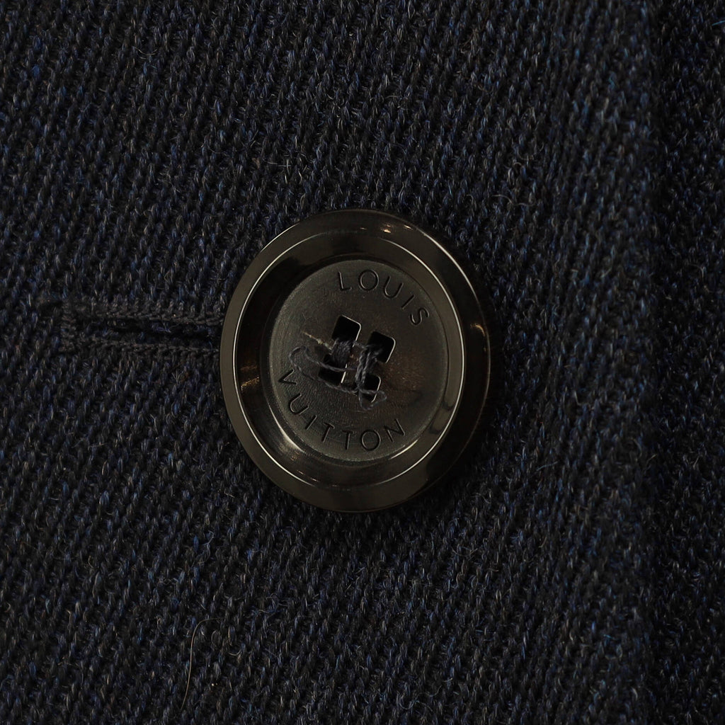Women's Four Pocket Button Long Coat Wool