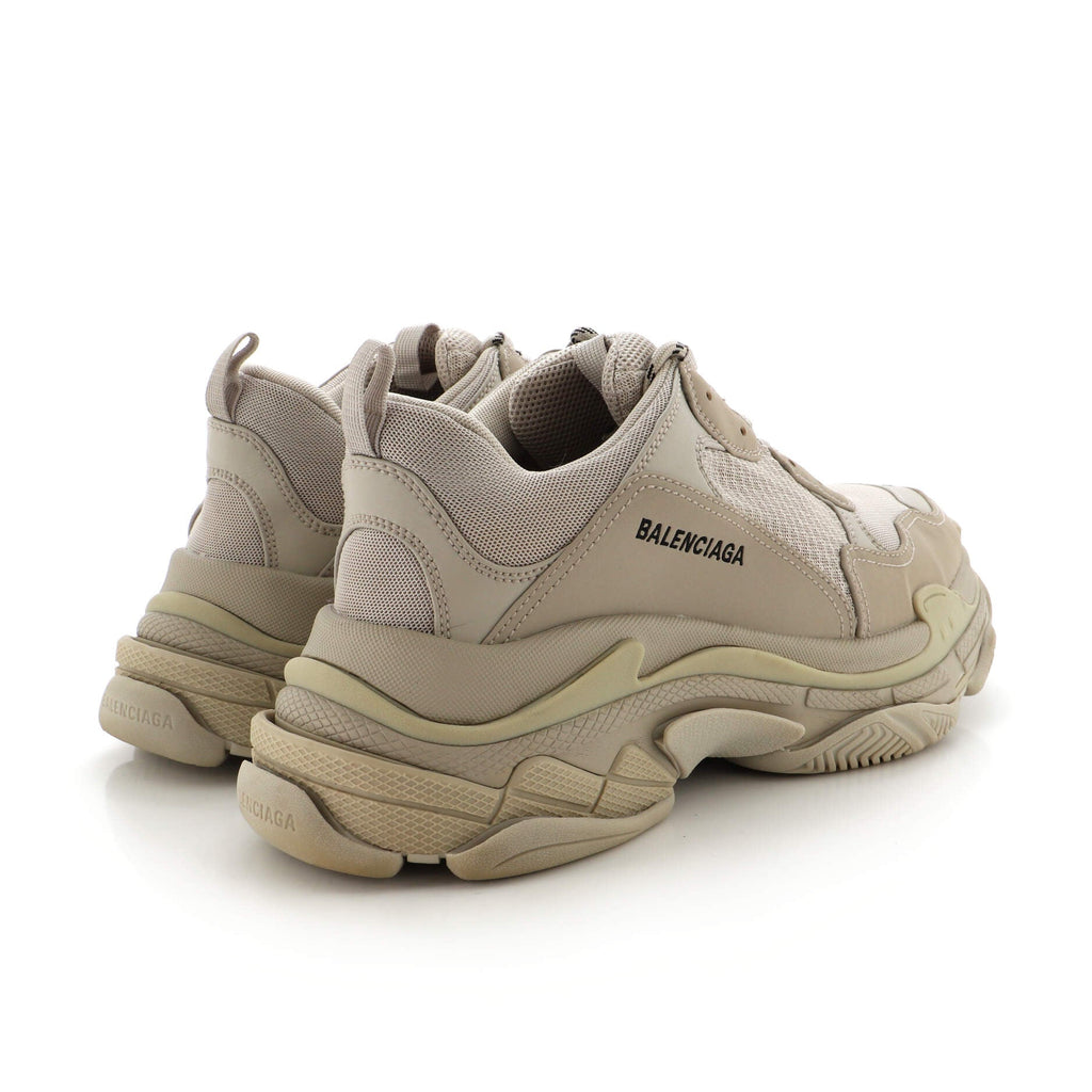 Men's Triple S Sneakers Fabric and Mesh with Leather