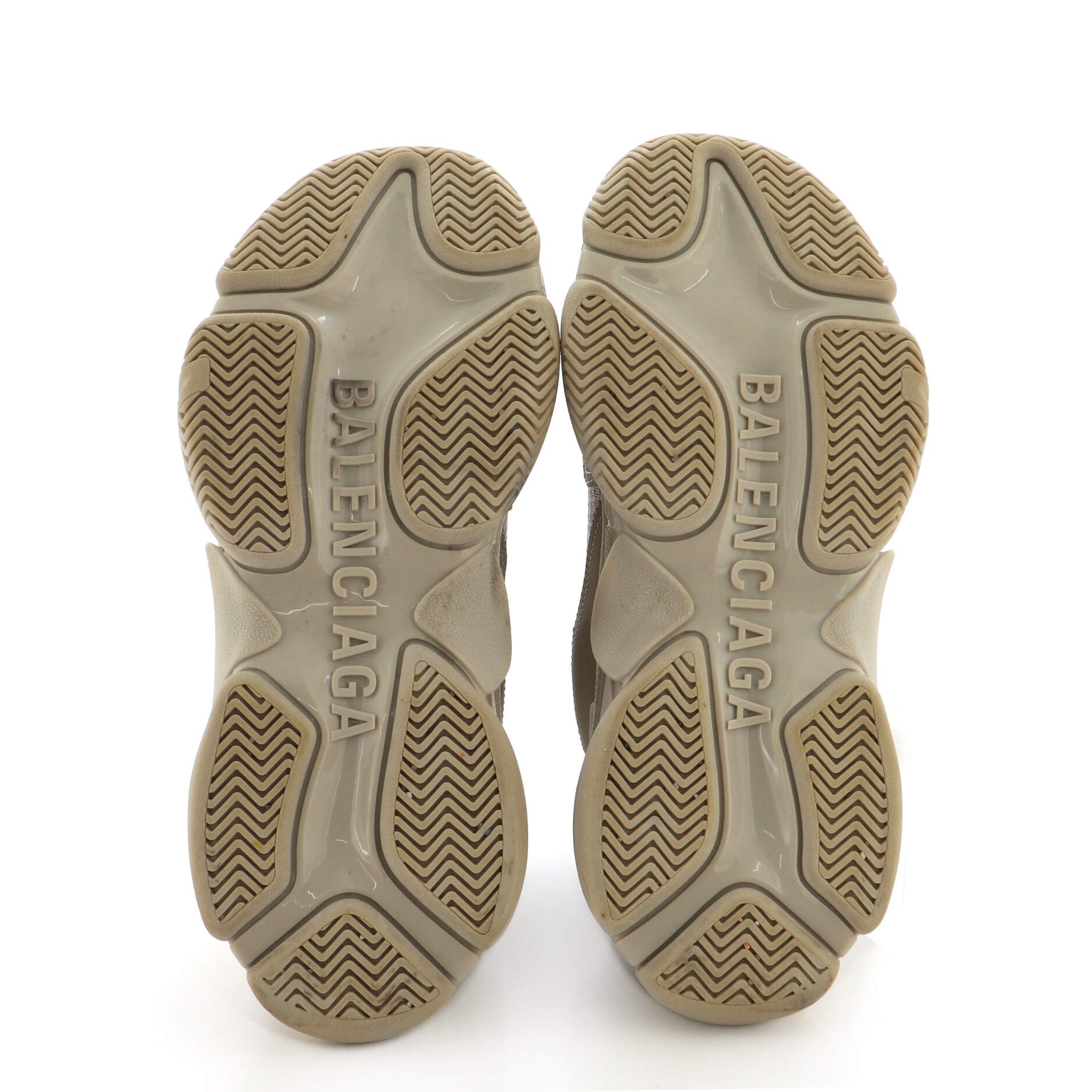 Men's Triple S Sneakers Fabric and Mesh with Leather