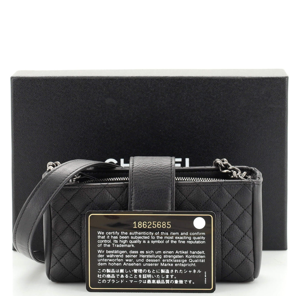 Reverso Boy Chain Phone Holder Crossbody Bag Calfskin Mini