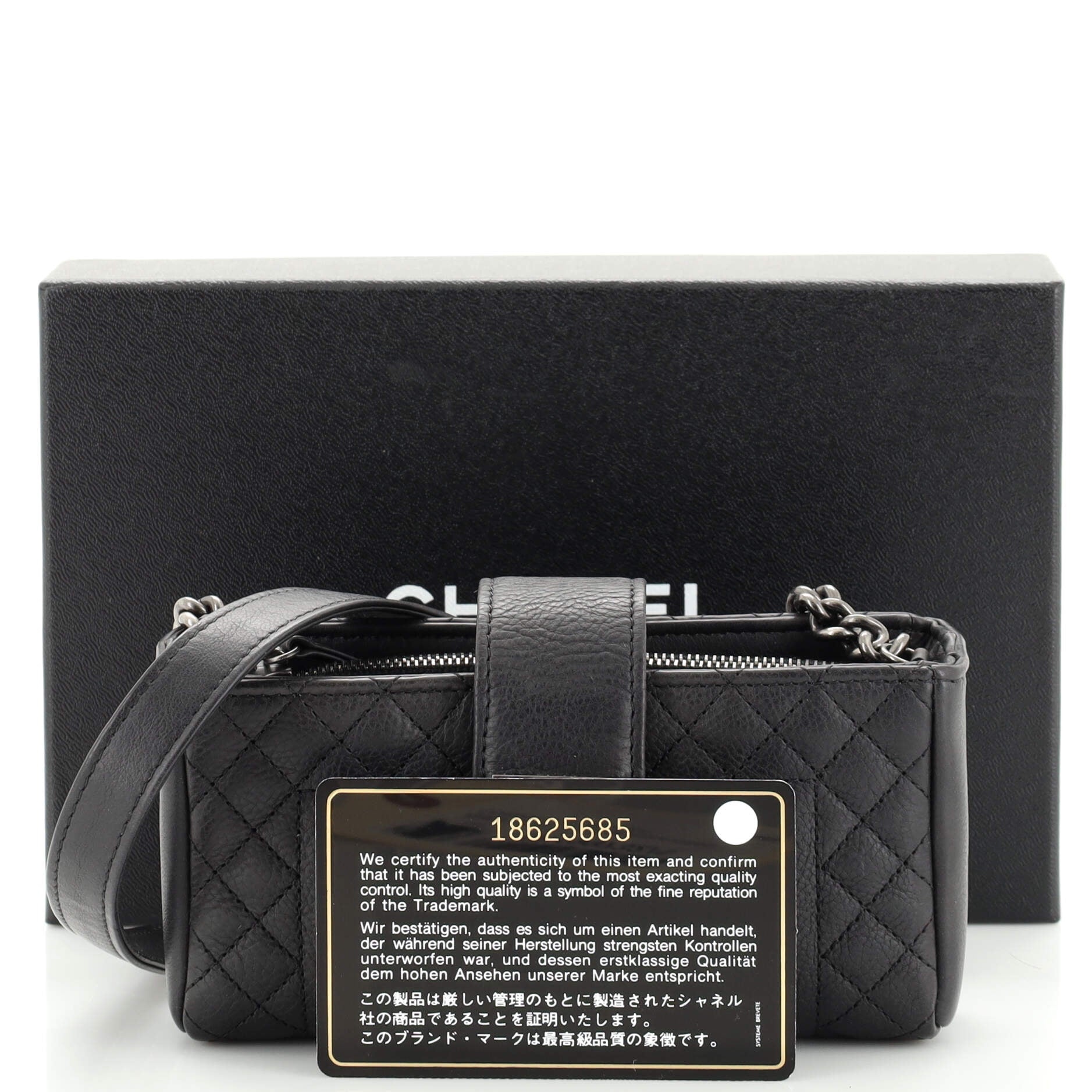 Reverso Boy Chain Phone Holder Crossbody Bag Calfskin Mini