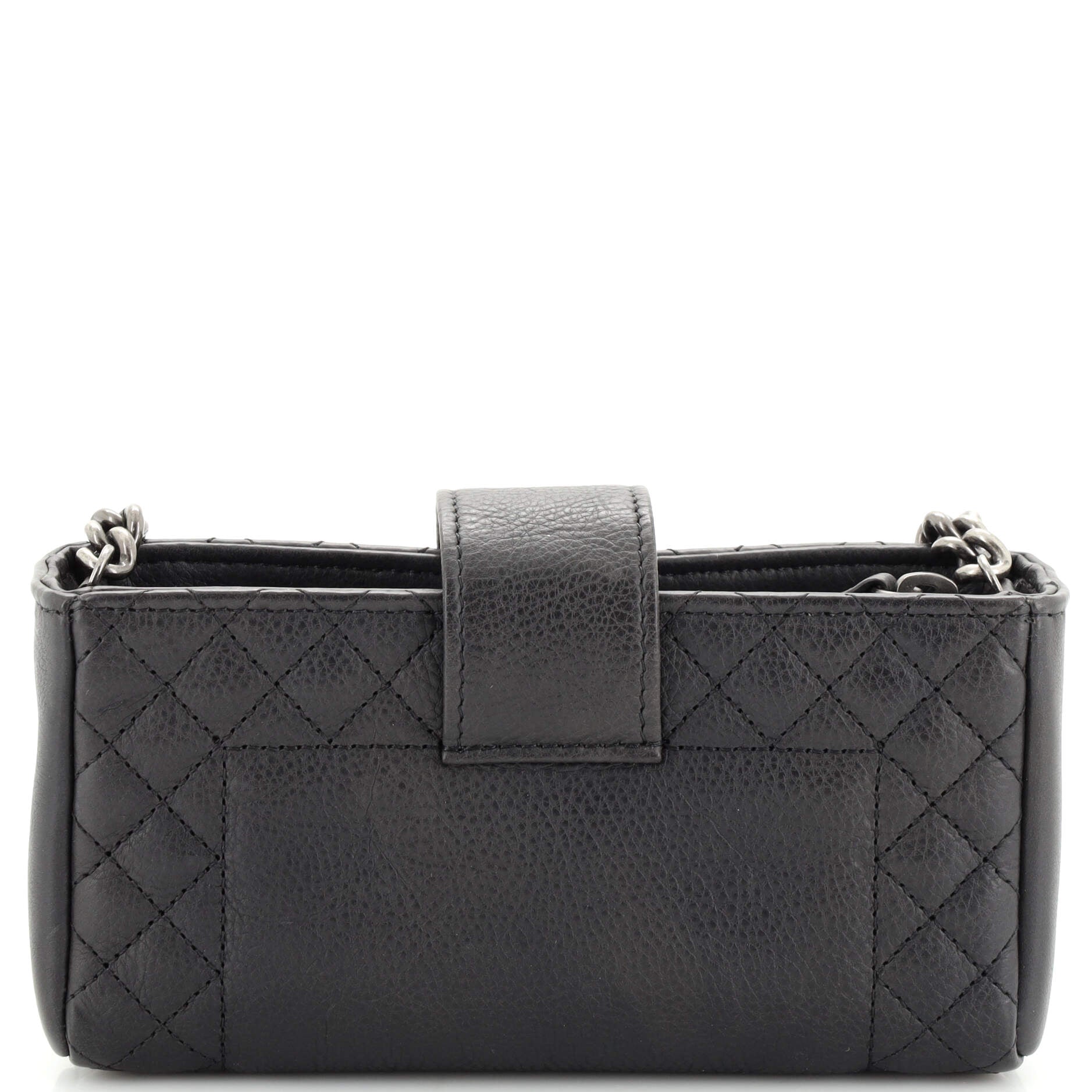 Reverso Boy Chain Phone Holder Crossbody Bag Calfskin Mini