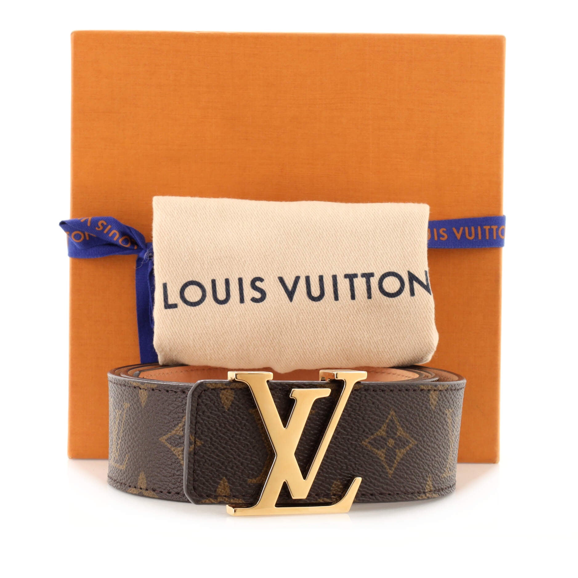LV Initiales Belt Monogram Canvas Medium 85