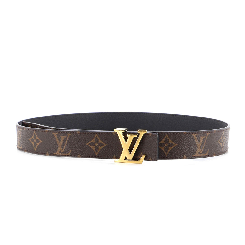 LV Initiales Reversible Belt Monogram Canvas and Leather Medium 85