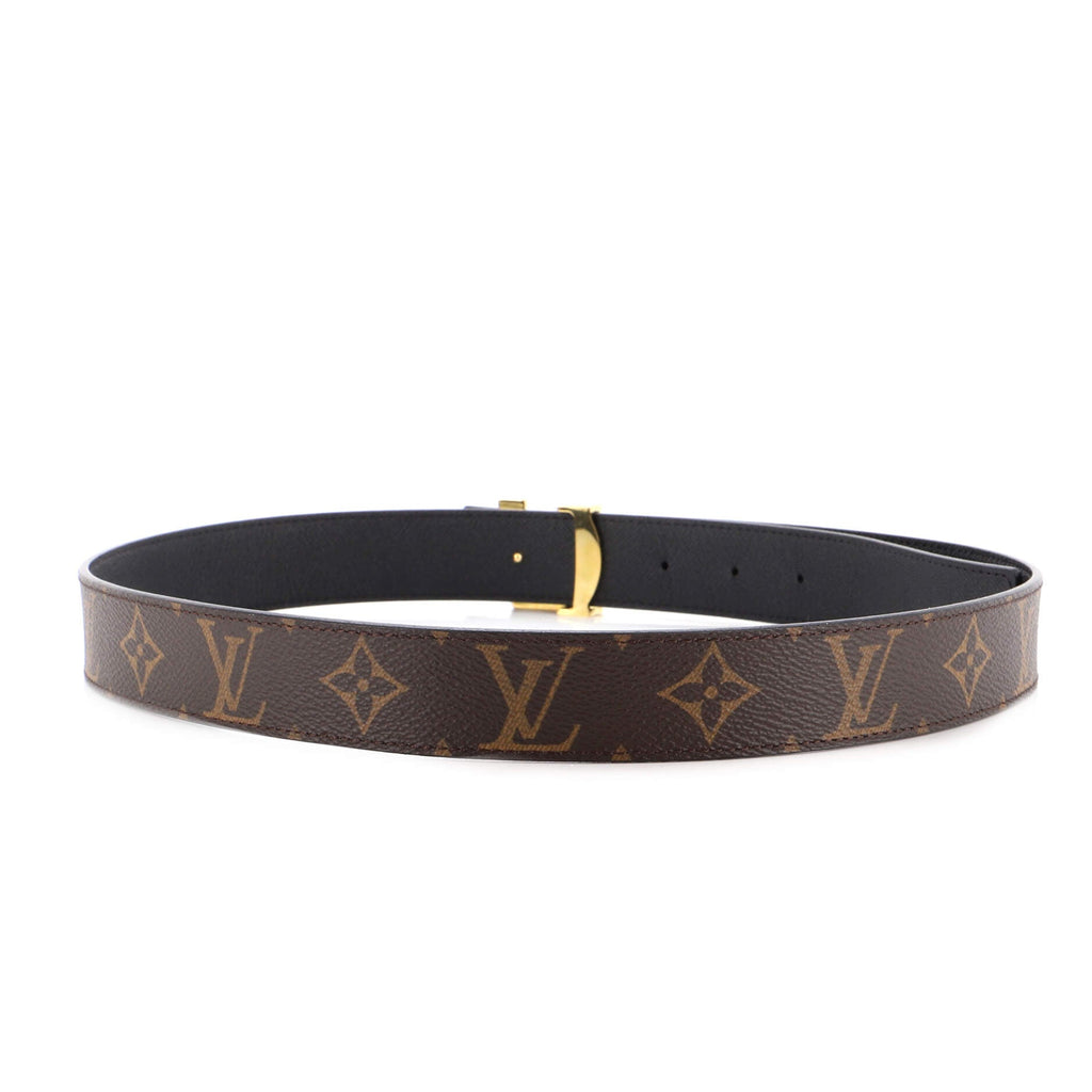 LV Initiales Reversible Belt Monogram Canvas and Leather Medium 85