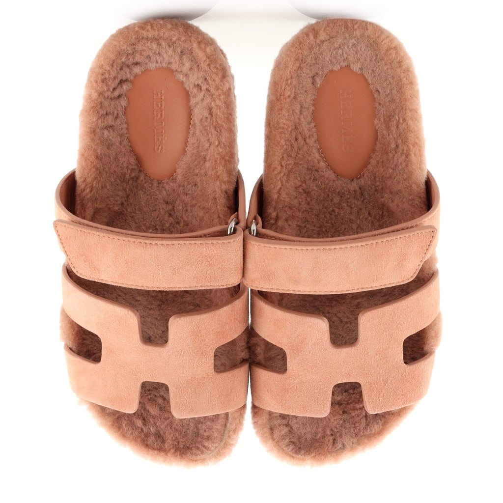 Women's Chypre Sandals Suede with Shearling