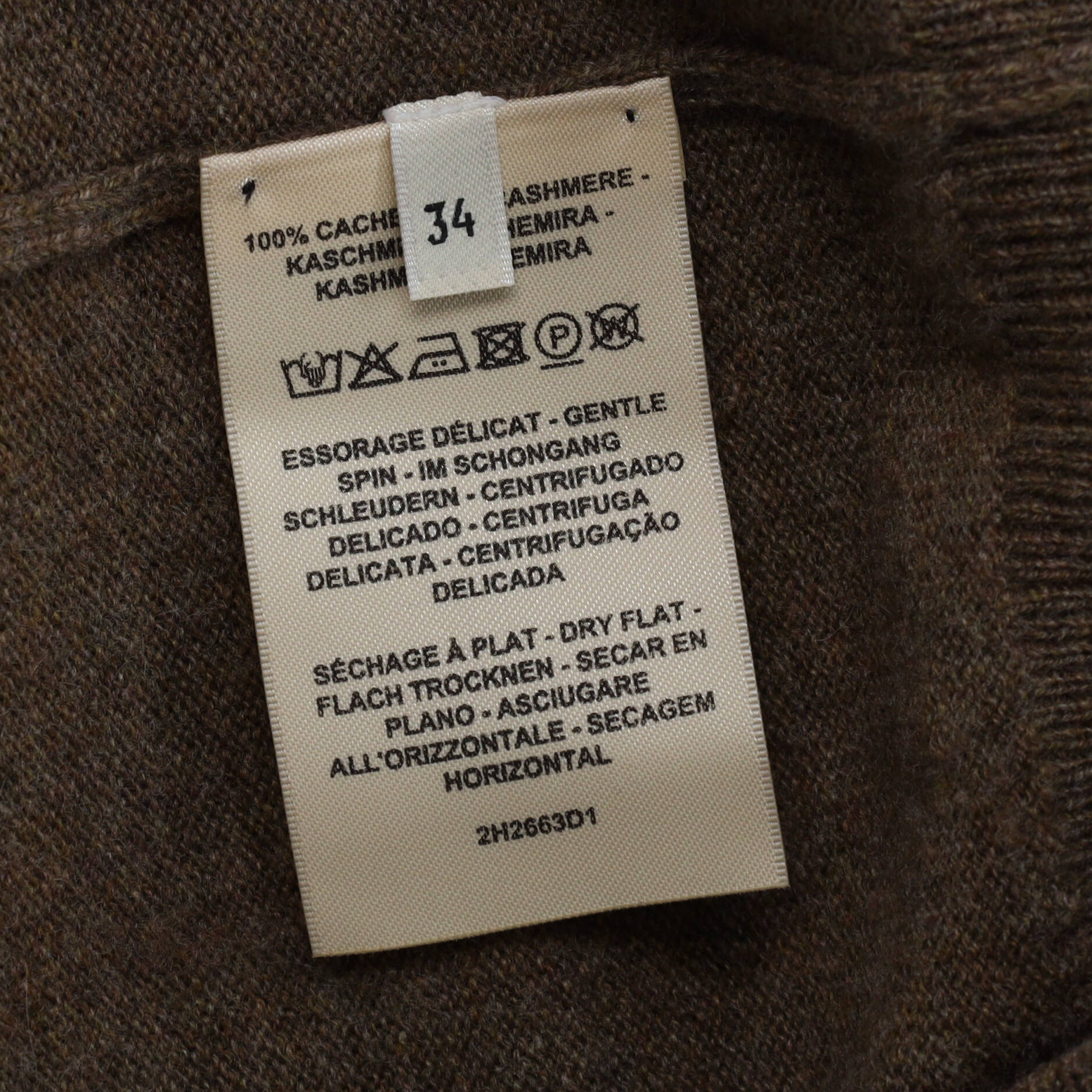 Women's H Lift Short Sleeve Sweater Cashmere