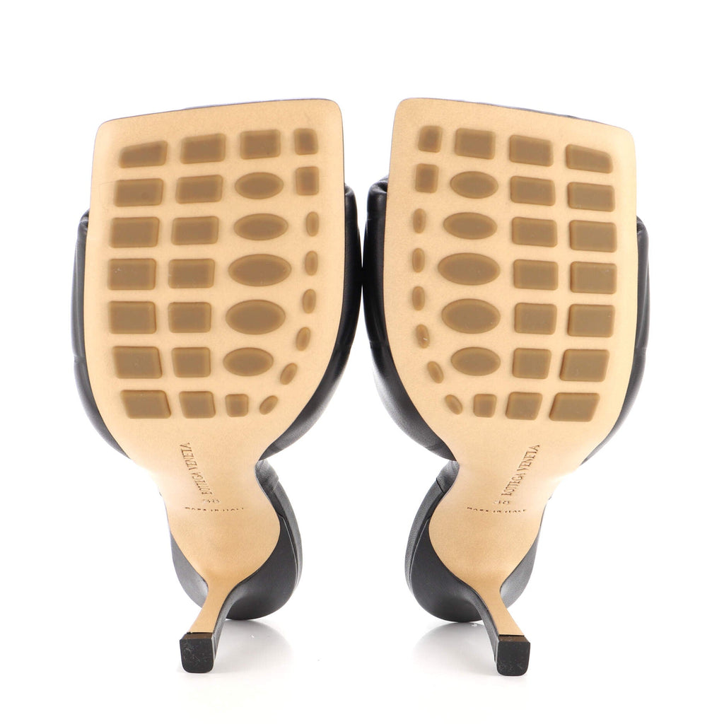 Women's Lido Heeled Sandals Quilted Embossed Leather