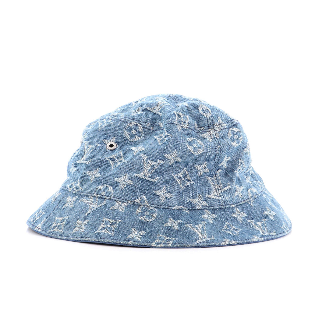 Essential Reversible Bucket Hat Monogram Denim