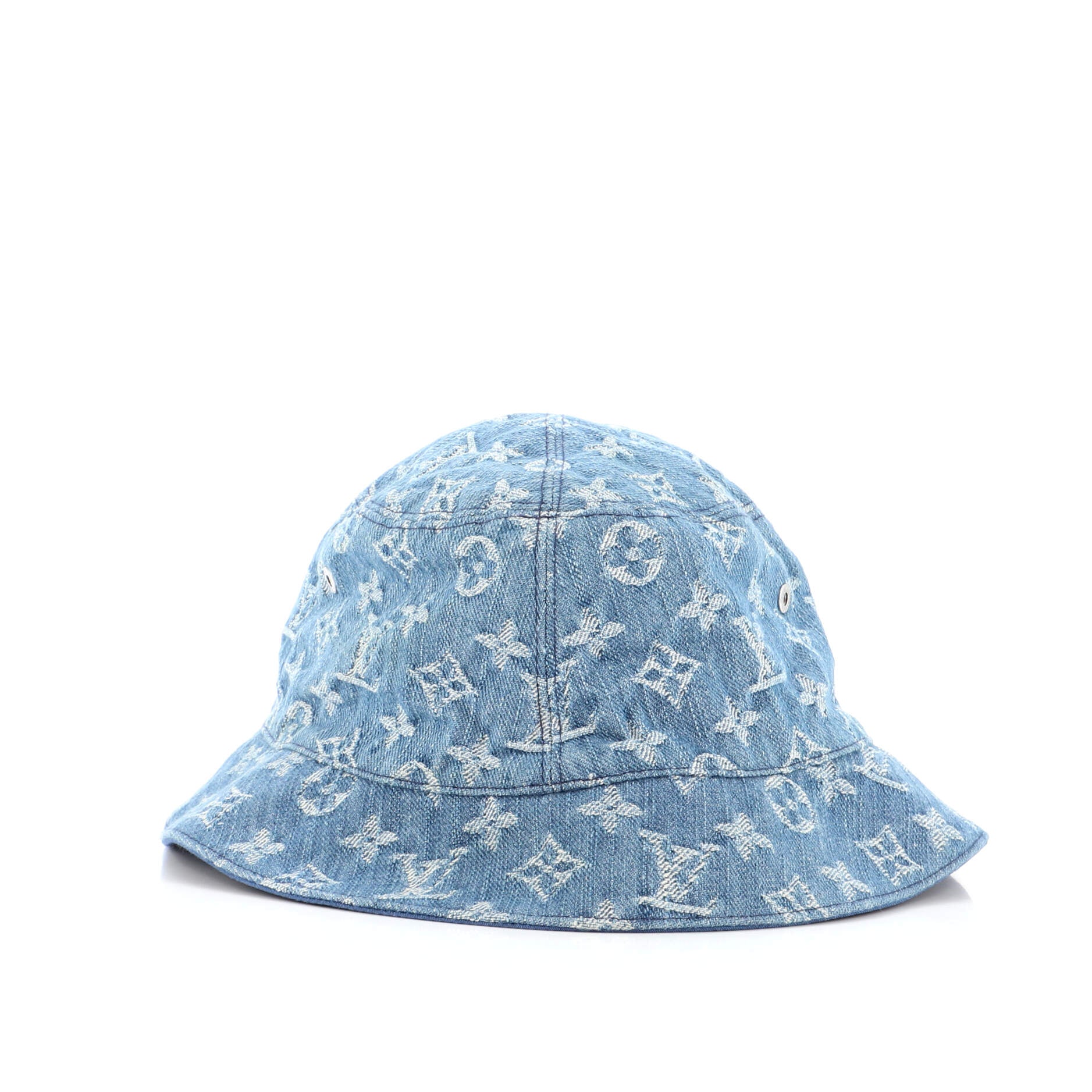 Essential Reversible Bucket Hat Monogram Denim