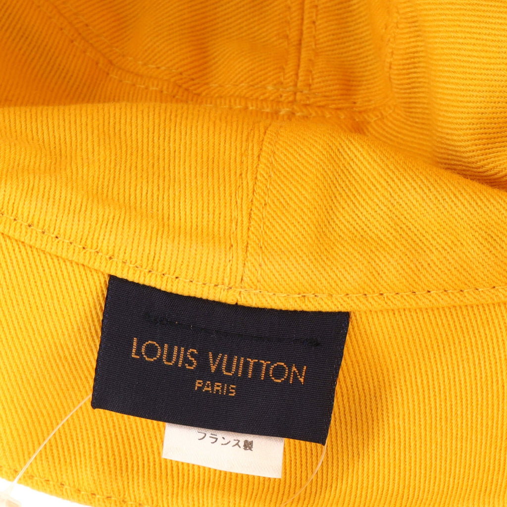 Essential Reversible Bucket Hat Monogram Denim Medium