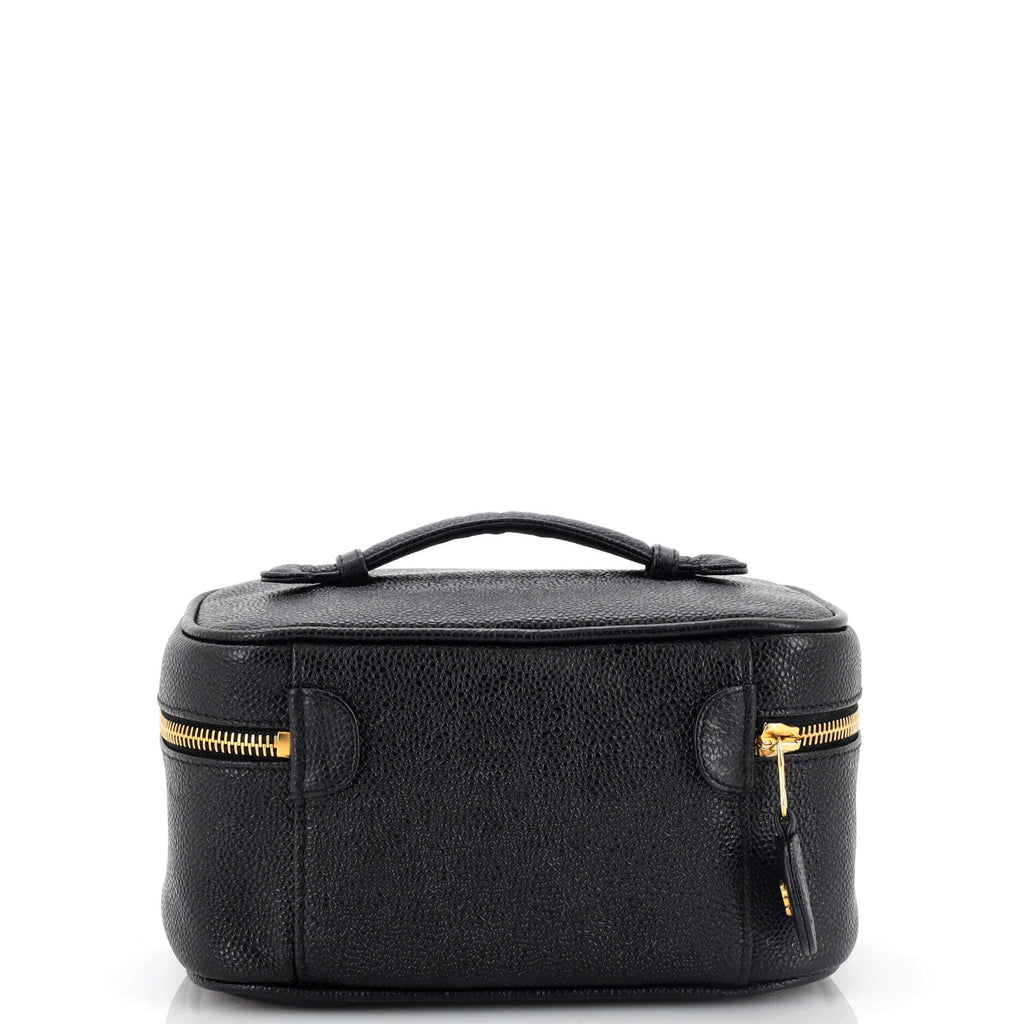 Vintage Timeless Cosmetic Case Caviar Medium