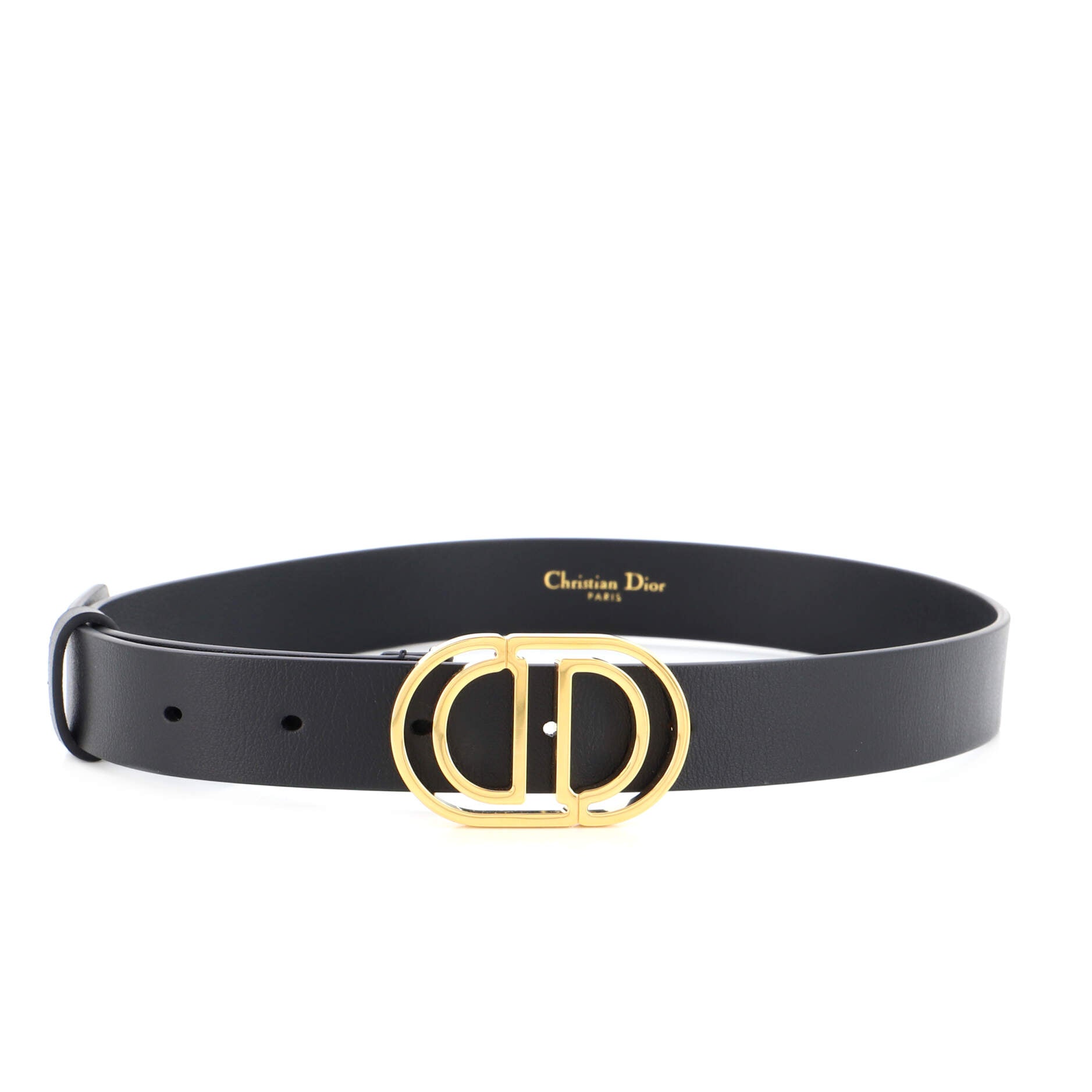 30 Montaigne Cut-Out Belt Leather Thin 65