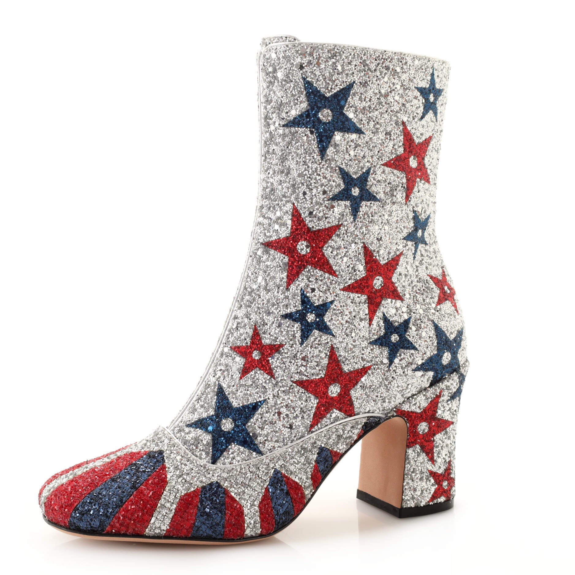 Women's D-Circus Ankle Boots Glitter Leather