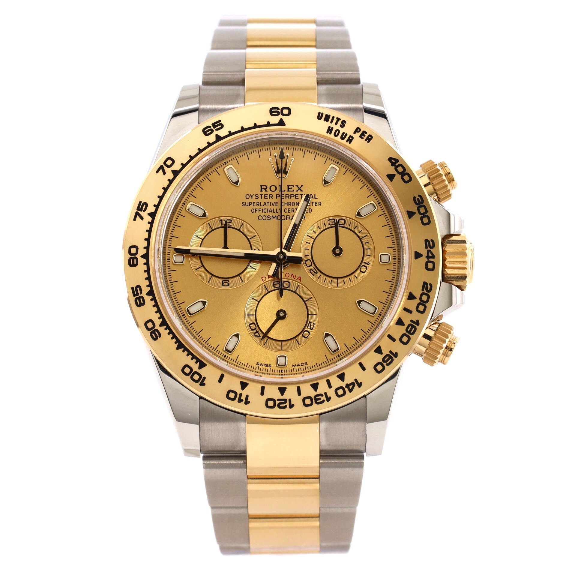 Oyster Perpetual Cosmograph Daytona Automatic Watch Stainless Steel and Yellow Gold 40