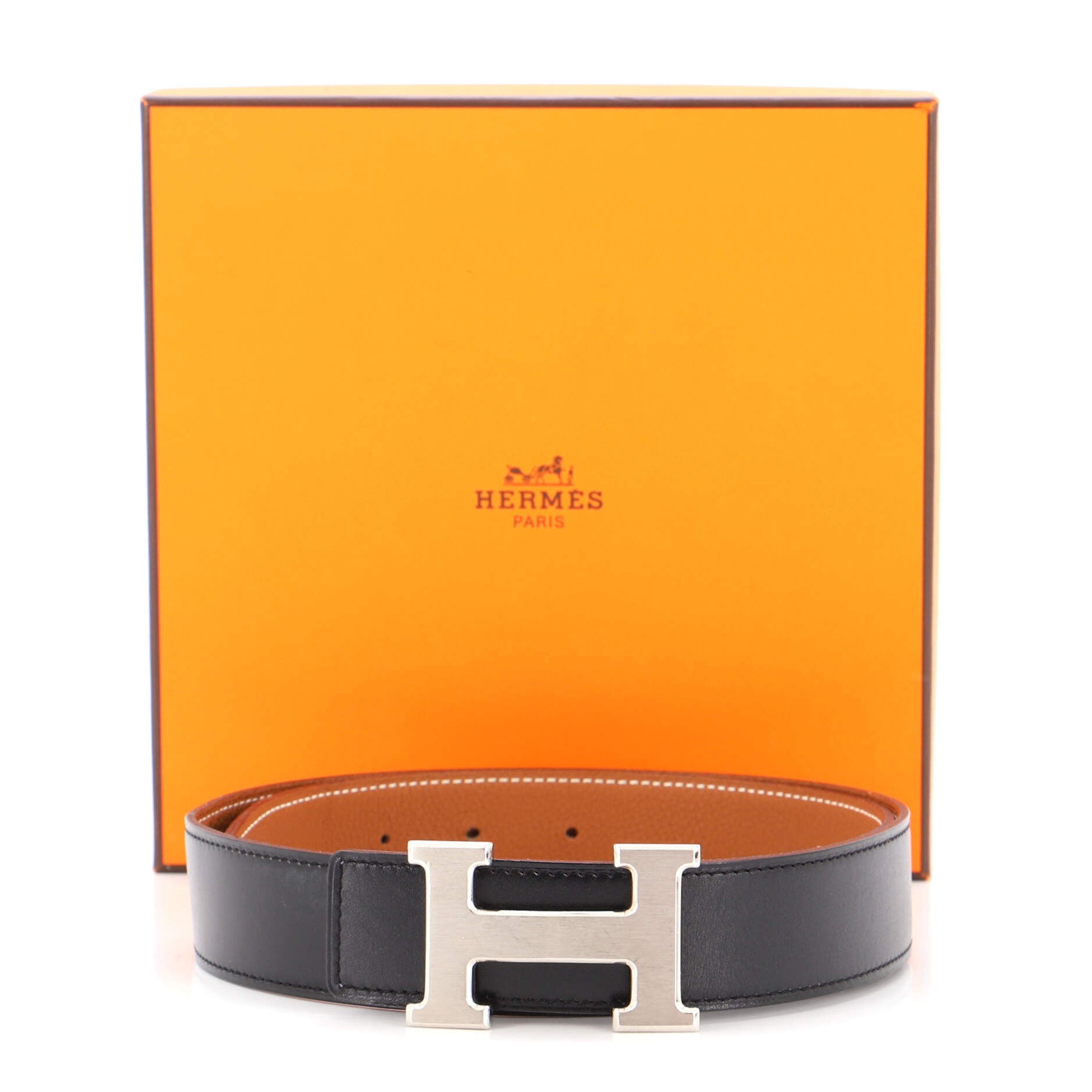 Constance Reversible Belt Leather Medium 80
