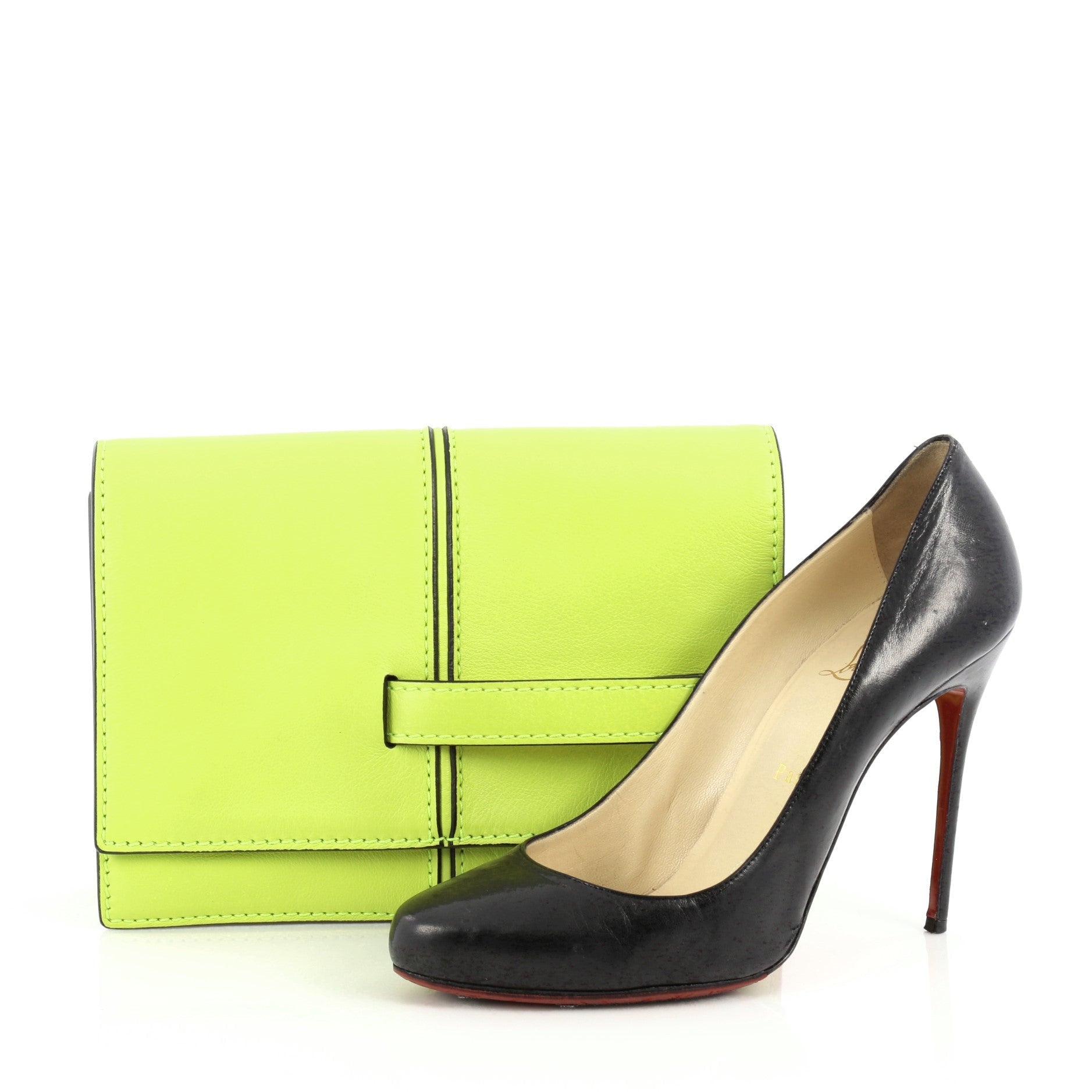 My Own Code Clutch Leather