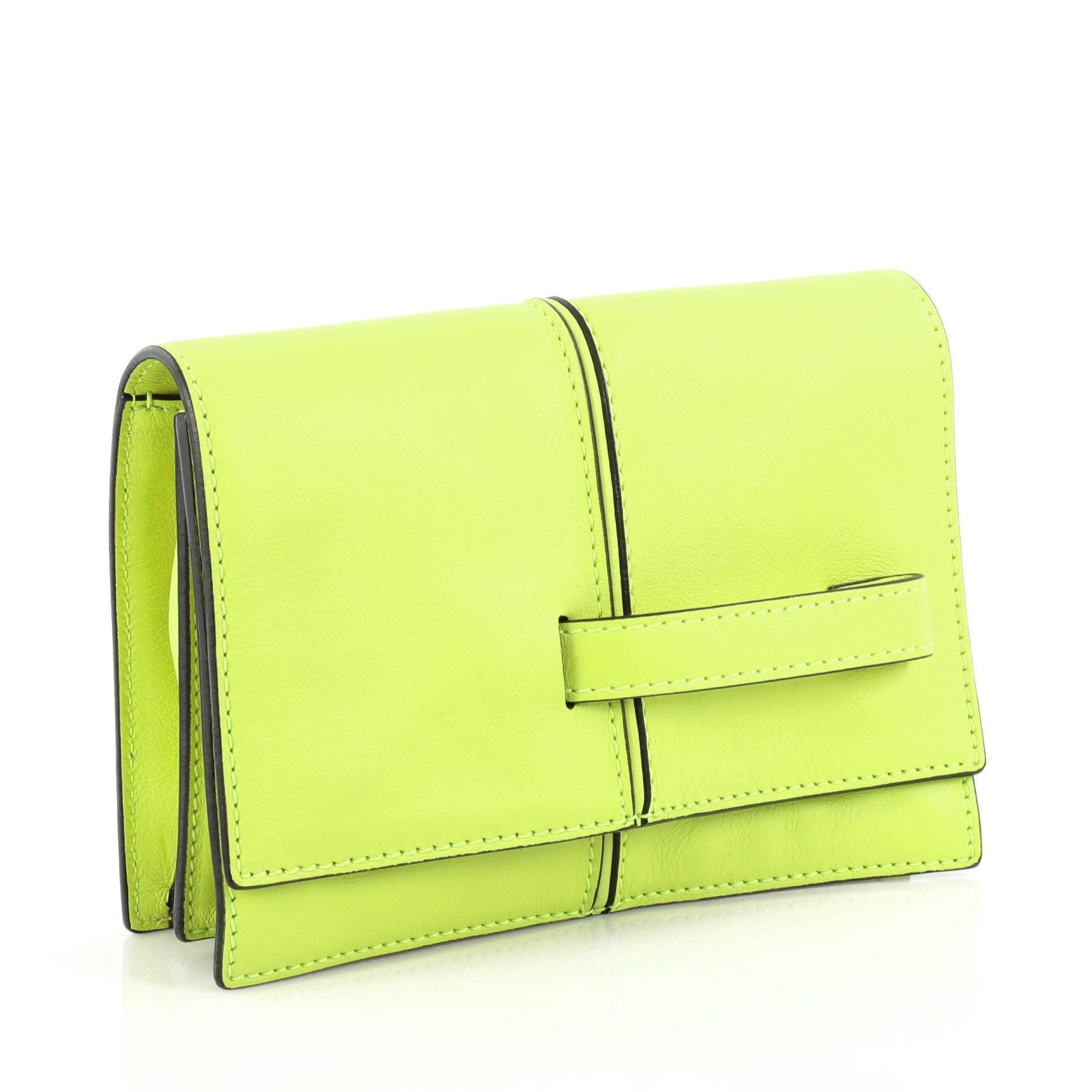 My Own Code Clutch Leather
