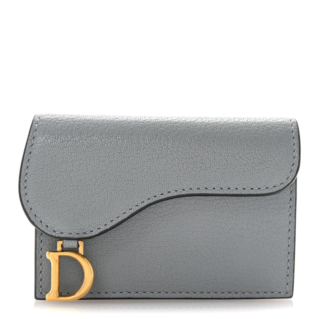 Goatskin Saddle  Holder Sky Blue