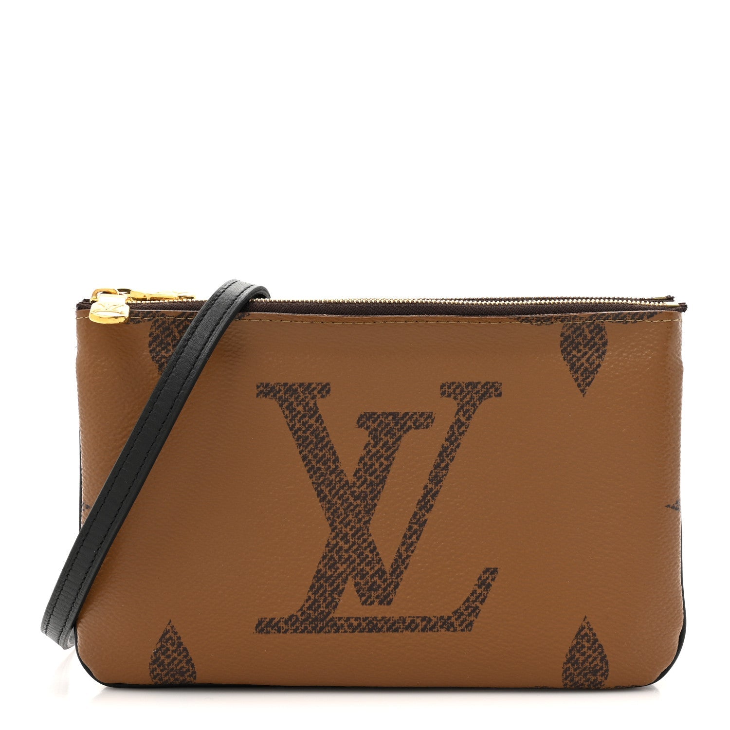 Reverse Monogram Giant Double Zip Pochette