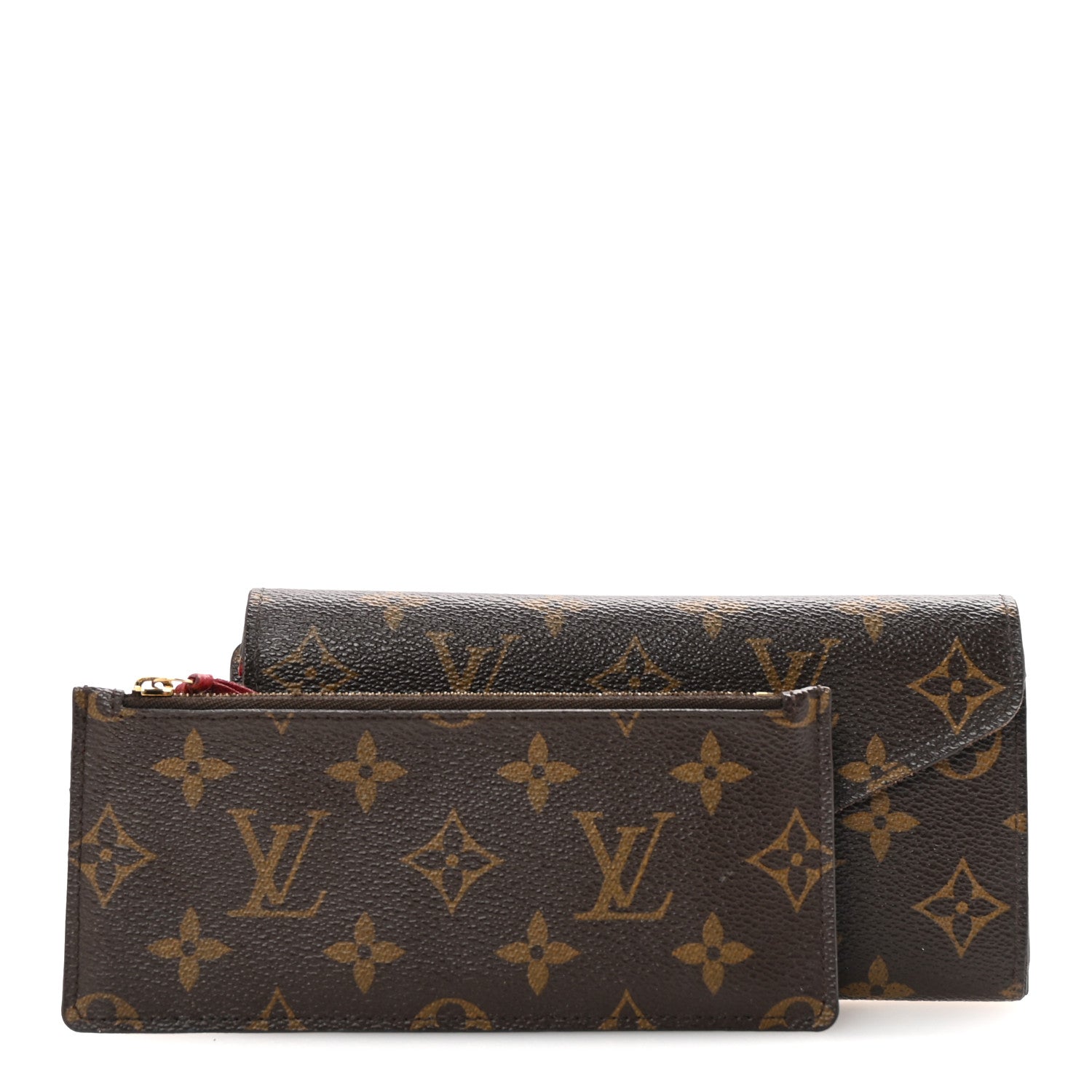 Monogram Josephine Wallet Red