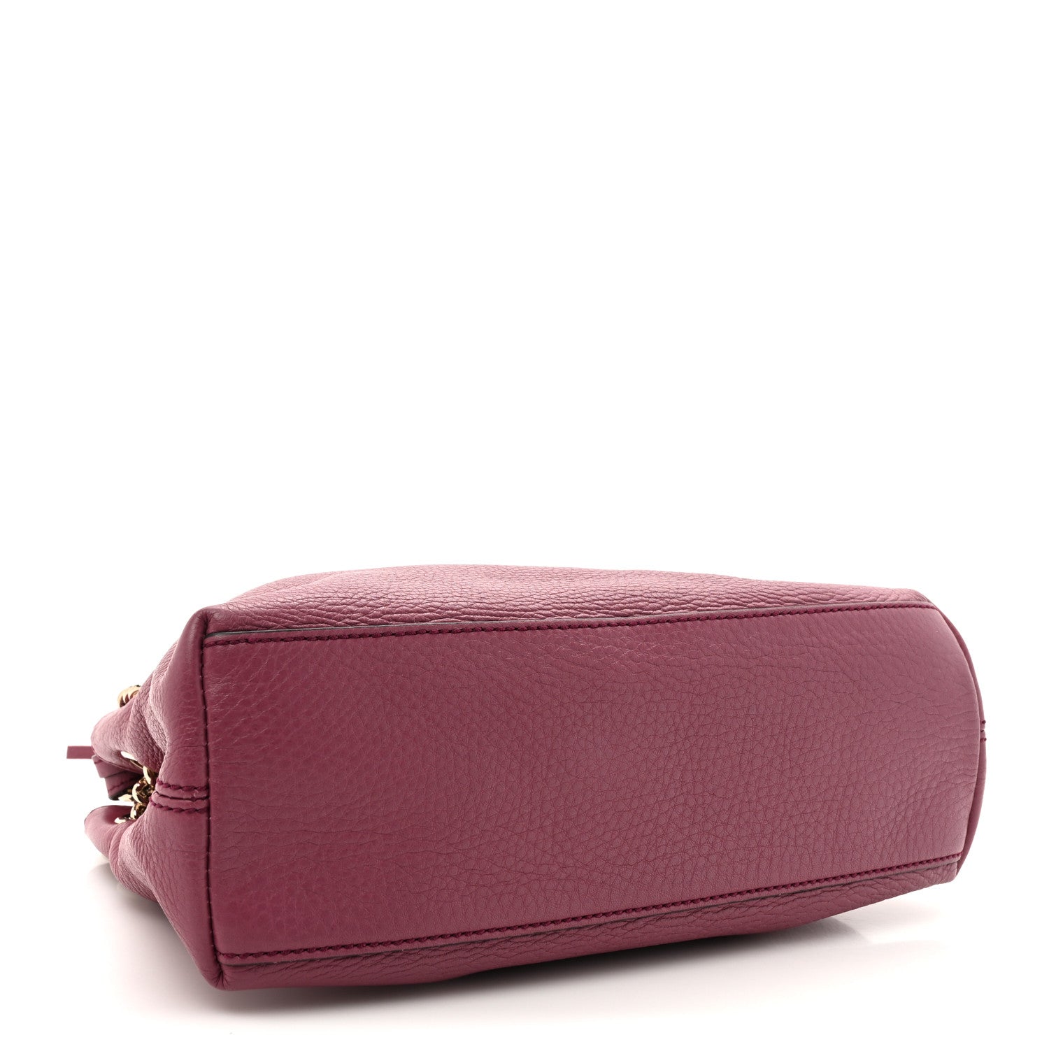 Pebbled Calfskin Small Soho Chain Shoulder Bag Peonia Flower