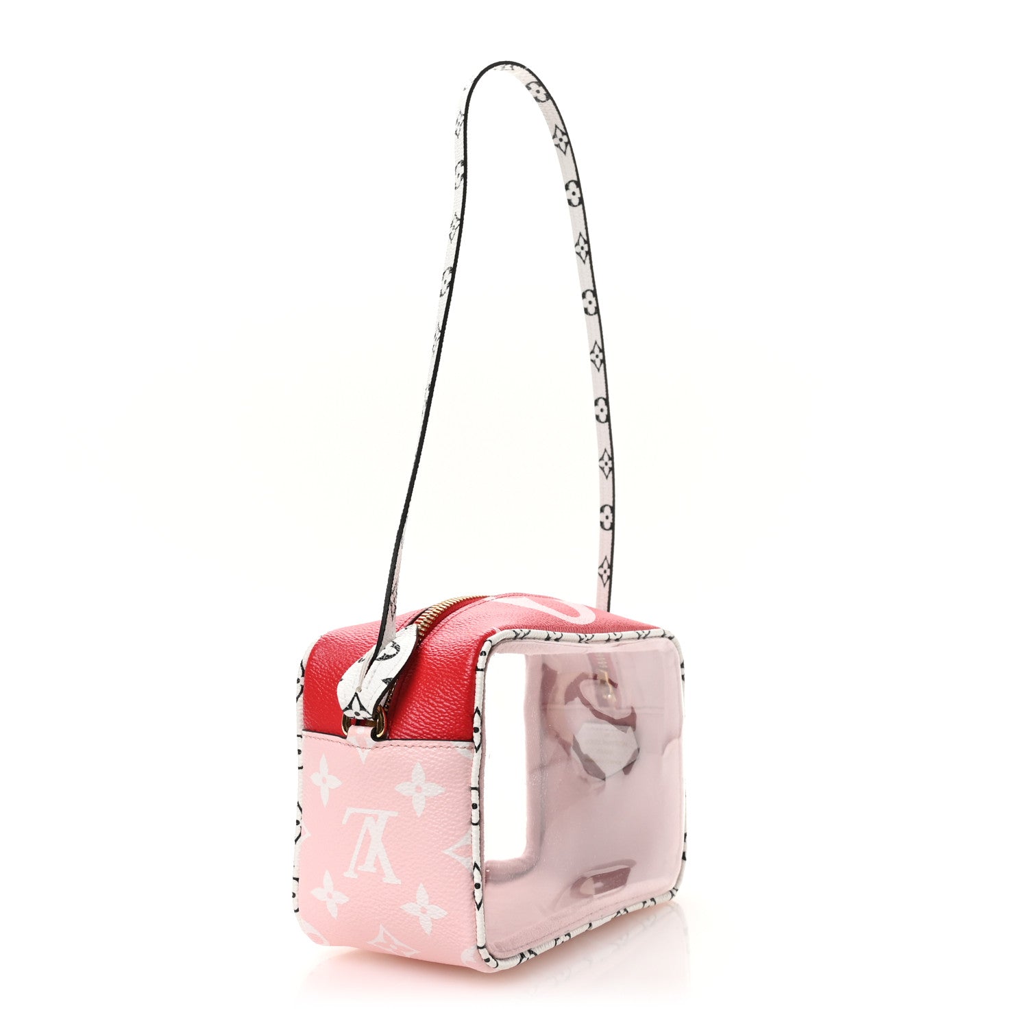 Monogram Giant Beach Pouch Rouge
