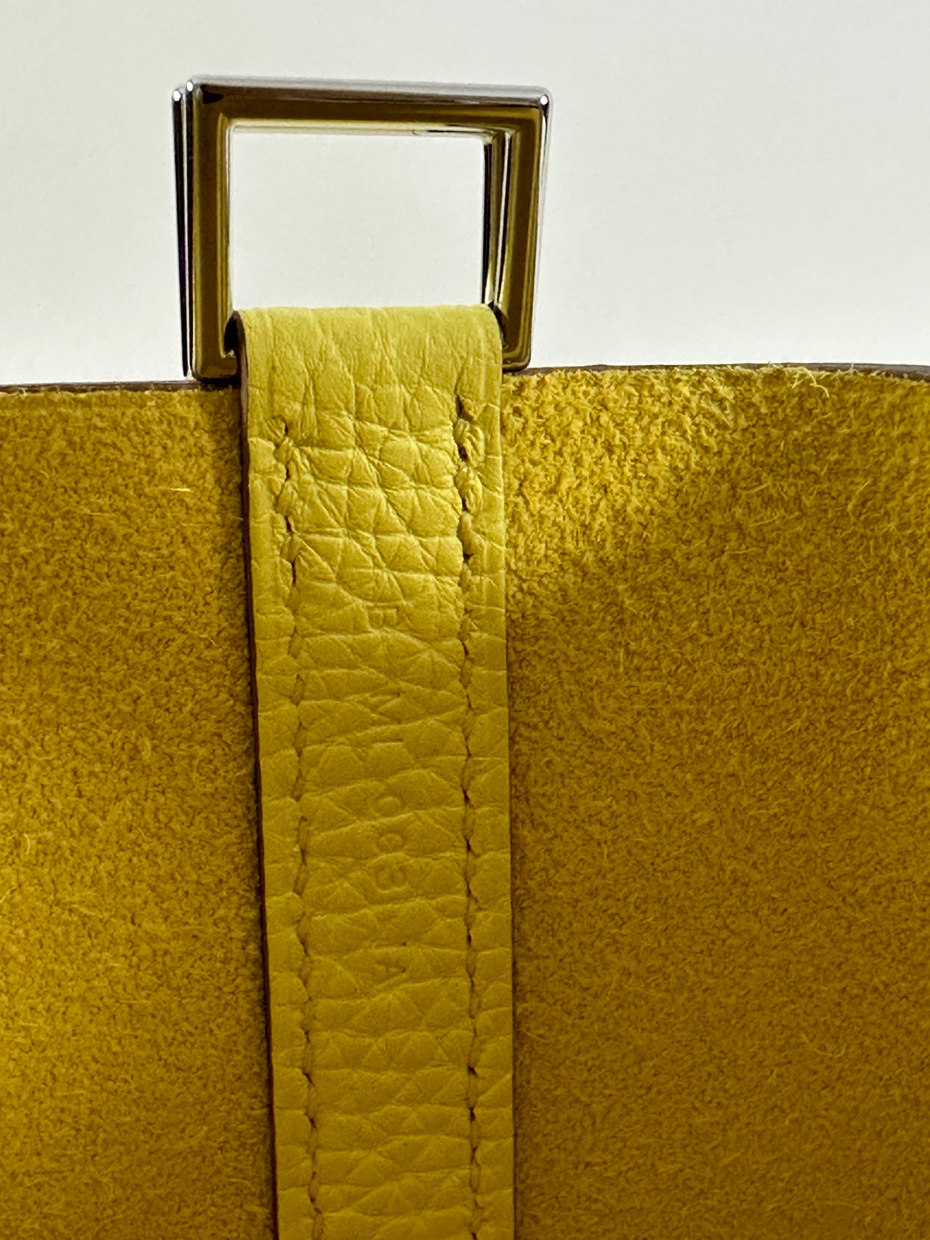 Hermes 2023 Picotin Lock 18 Limoncello Yellow PHW