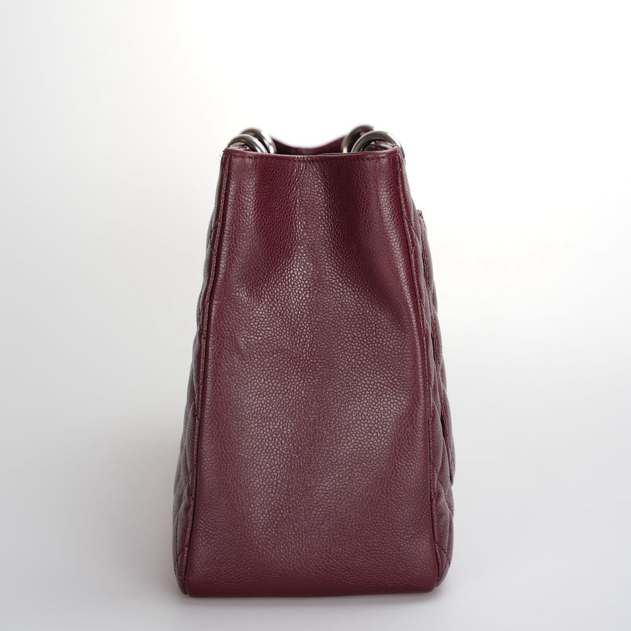 Chanel shopping Tote Burgundy medium Cavier Leather