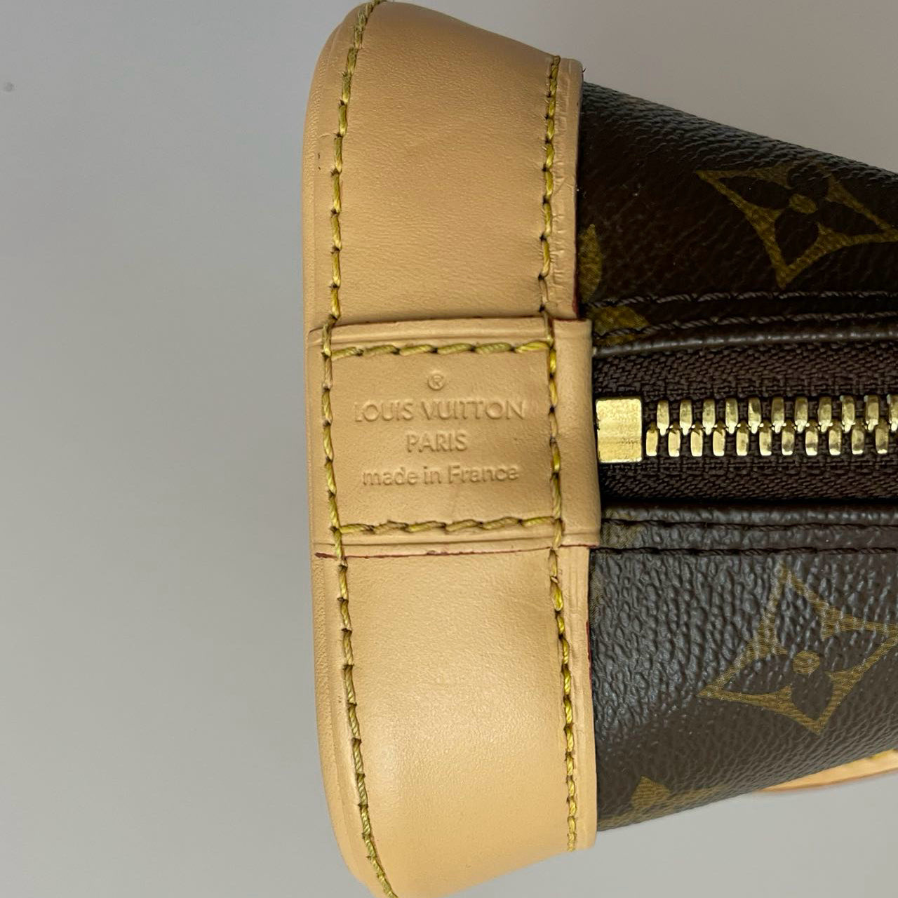 Louis Vuitton Alma BB Monogram Brown Shoulder Bag 2014