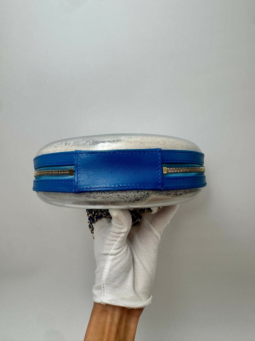Chanel limited Edition PVC Sand Sphere Clutch Bag