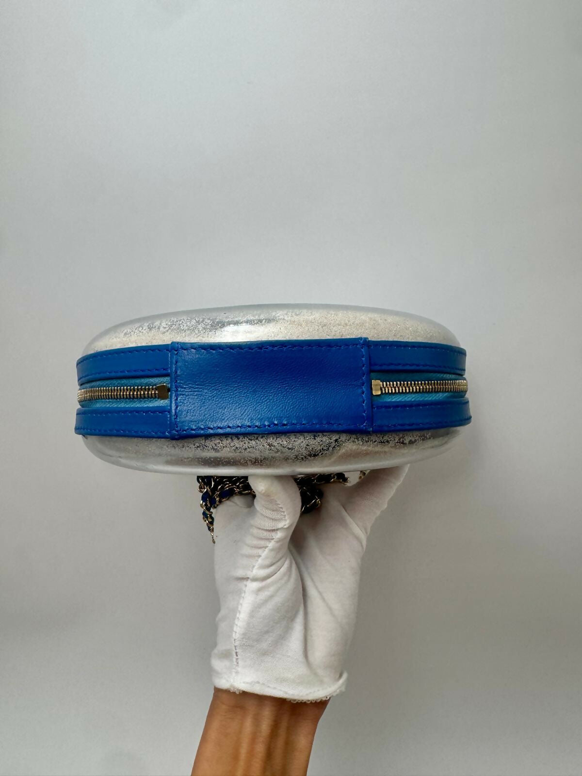 Chanel limited Edition PVC Sand Sphere Clutch Bag