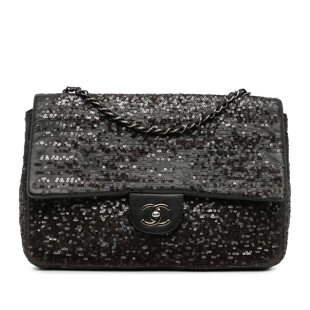 Moonlight On The Water Flap Bag Sequins Jumbo