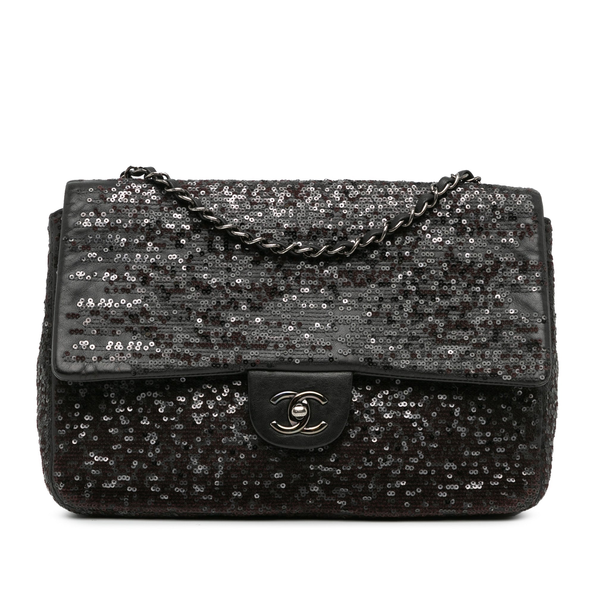 Moonlight On The Water Flap Bag Sequins Jumbo
