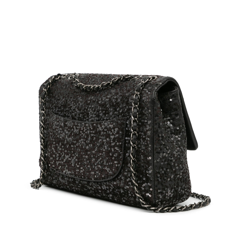 Moonlight On The Water Flap Bag Sequins Jumbo